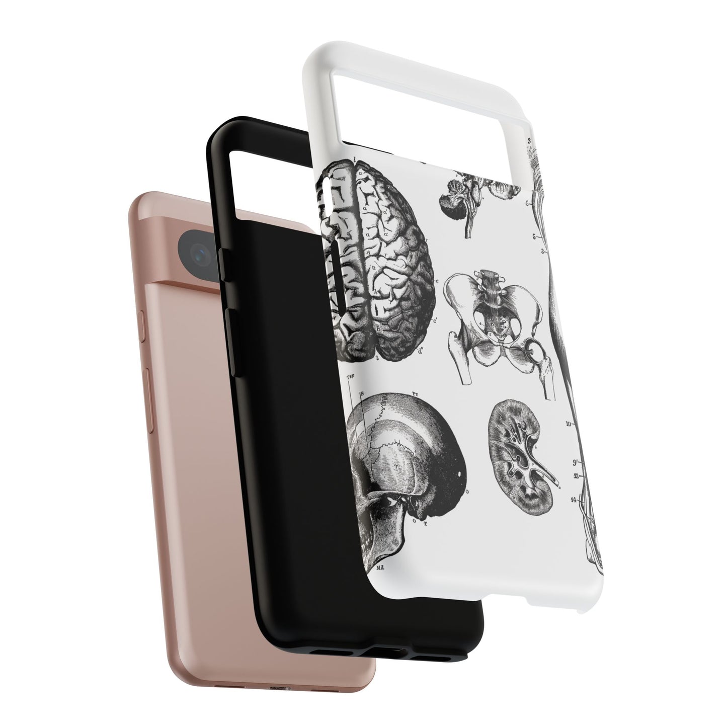 Vintage Anatomy Phone Case - Medical Sketch Design - Custom iPhone, Samsung & Pixel Cover - Science Gift - Doctor Aesthetic - Anatomy case
