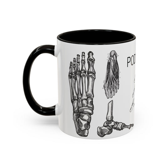 Taza Podología Pie Anatómico, Regalo Podólogo, Taza Anatomía Médica, Taza Doctor, Taza Estudiante Medicina, Personal Sanitario