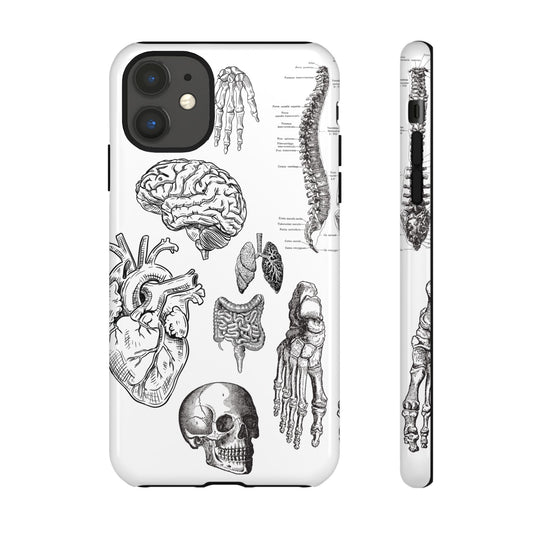 Anatomical Phone Case - Vintage Medical Illustration Case - Science Gift - Custom Medical Phone Cover - Custom Phone Cover - Medical Student