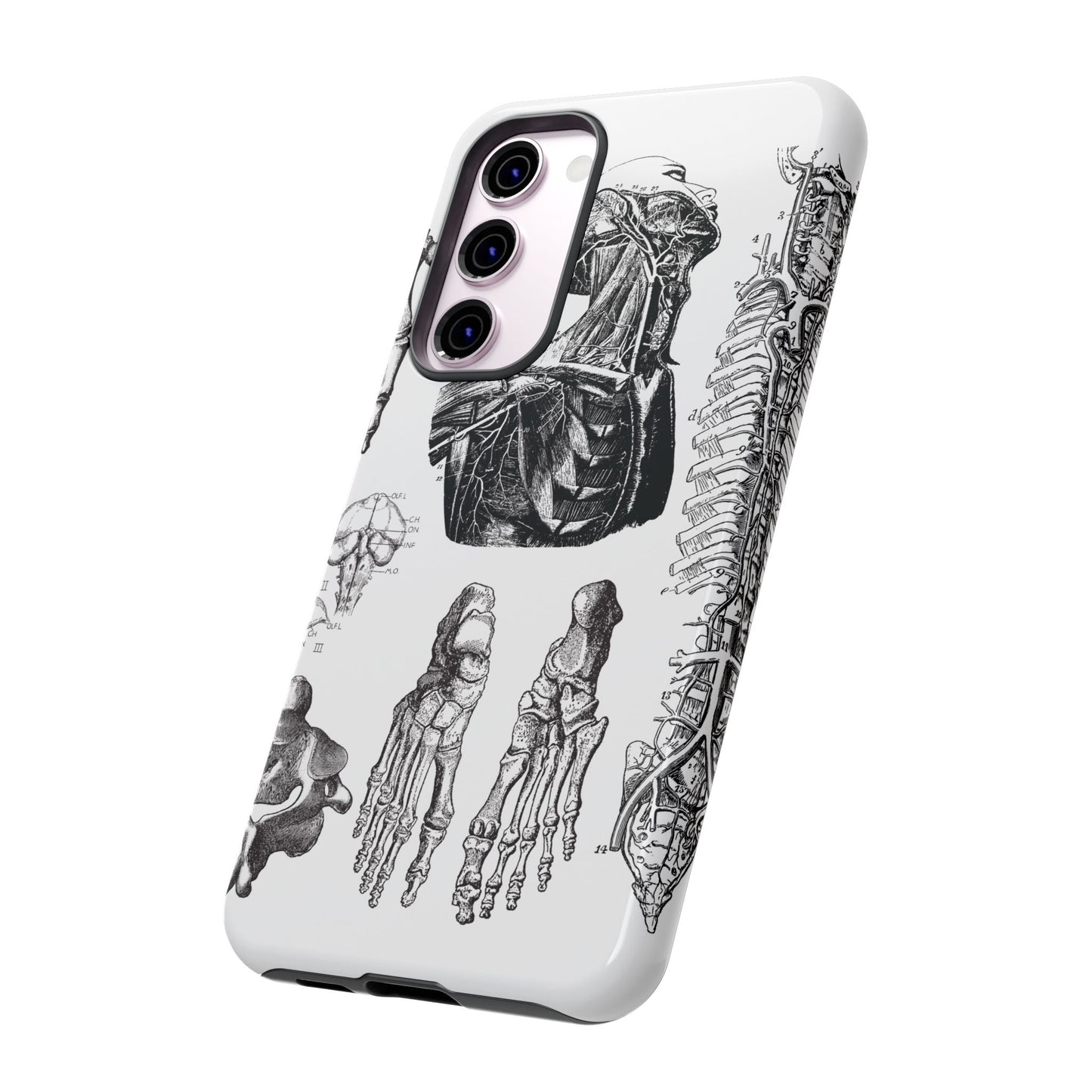 Vintage Anatomy Phone Case - Medical Illustration Design - Custom iPhone, Samsung & Pixel Cover - Science Gift - Doctor Aesthetic - Anatomy