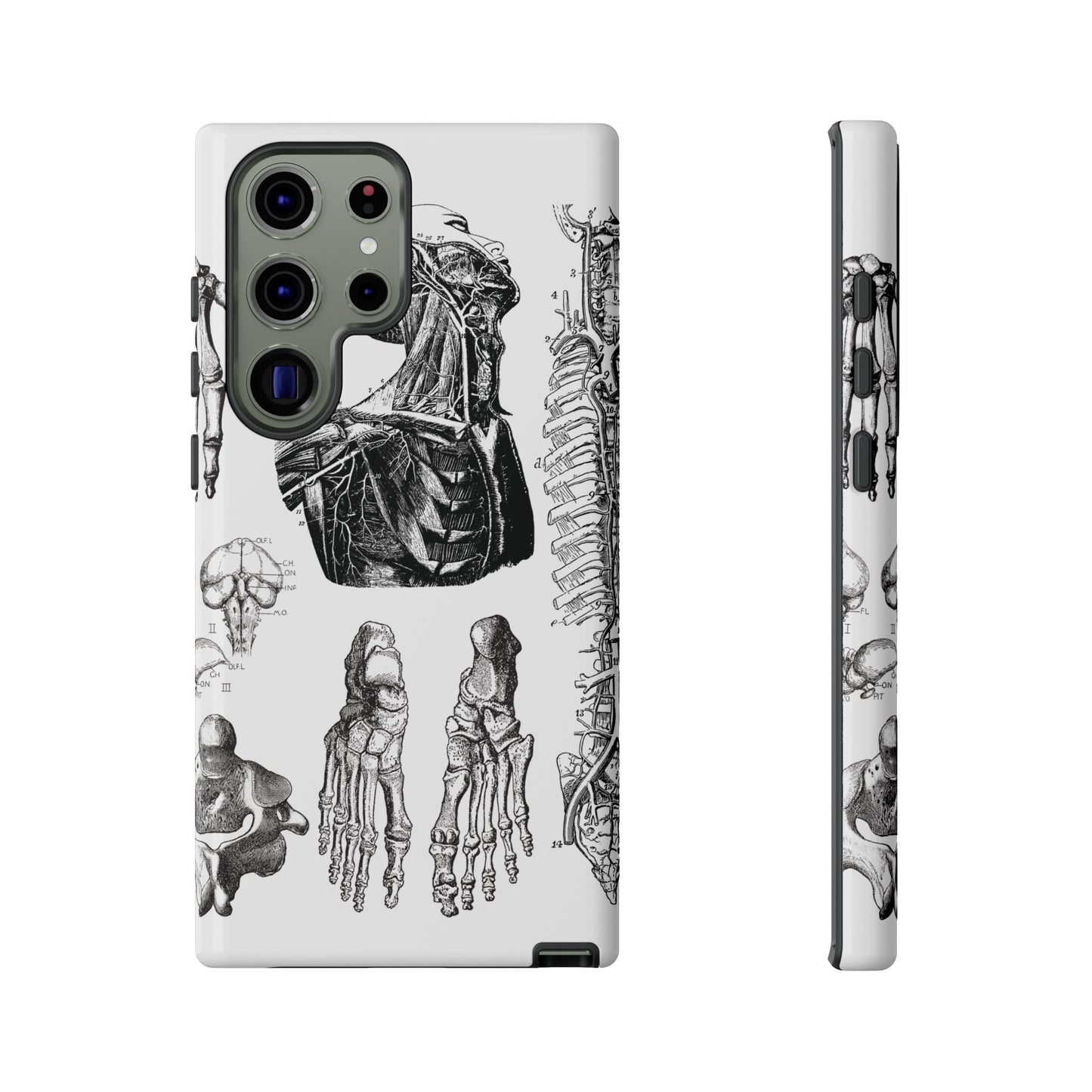 Vintage Anatomy Phone Case - Medical Illustration Design - Custom iPhone, Samsung & Pixel Cover - Science Gift - Doctor Aesthetic - Anatomy
