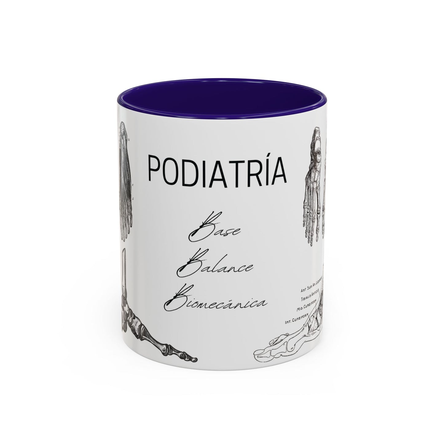 Taza Podología Pie Anatómico, Regalo Podólogo, Taza Anatomía Médica, Taza Doctor, Taza Estudiante Medicina, Personal Sanitario