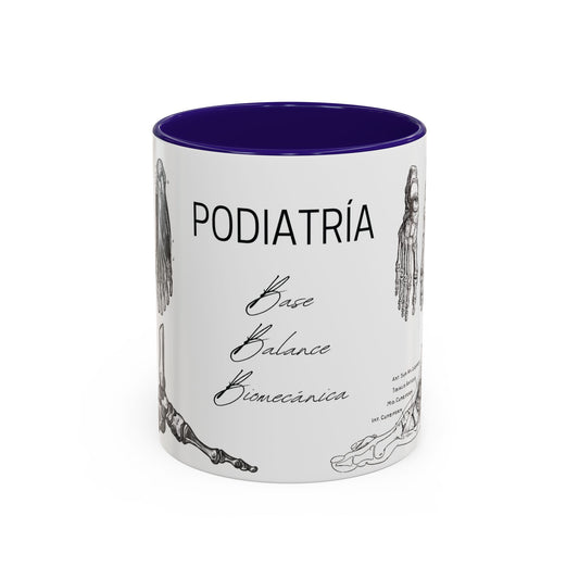 Taza Podología Pie Anatómico, Regalo Podólogo, Taza Anatomía Médica, Taza Doctor, Taza Estudiante Medicina, Personal Sanitario