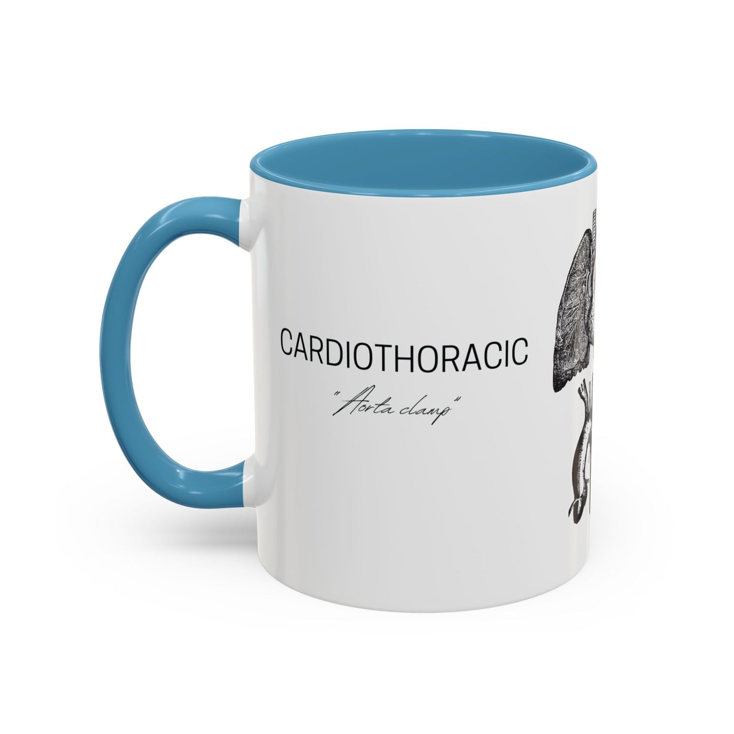 Cardiothoracic Surgery Mug, Heart and Lung Anatomy Cup, Surgeon Gift, Medical Anatomy Mug, Doctor Appreciation, Healthcare Worker Gift