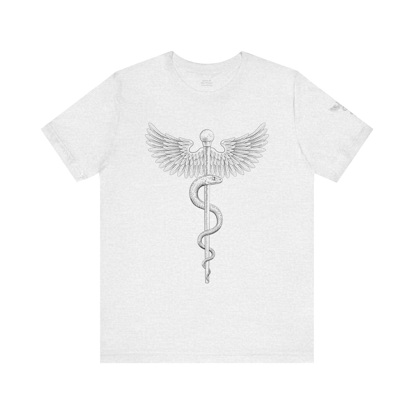 Caduceus Symbol Shirt, Minimalist Medical Tee for Doctors and Nurses, Healthcare Uniform Top, Med Student Gift Idea, RN Apparel