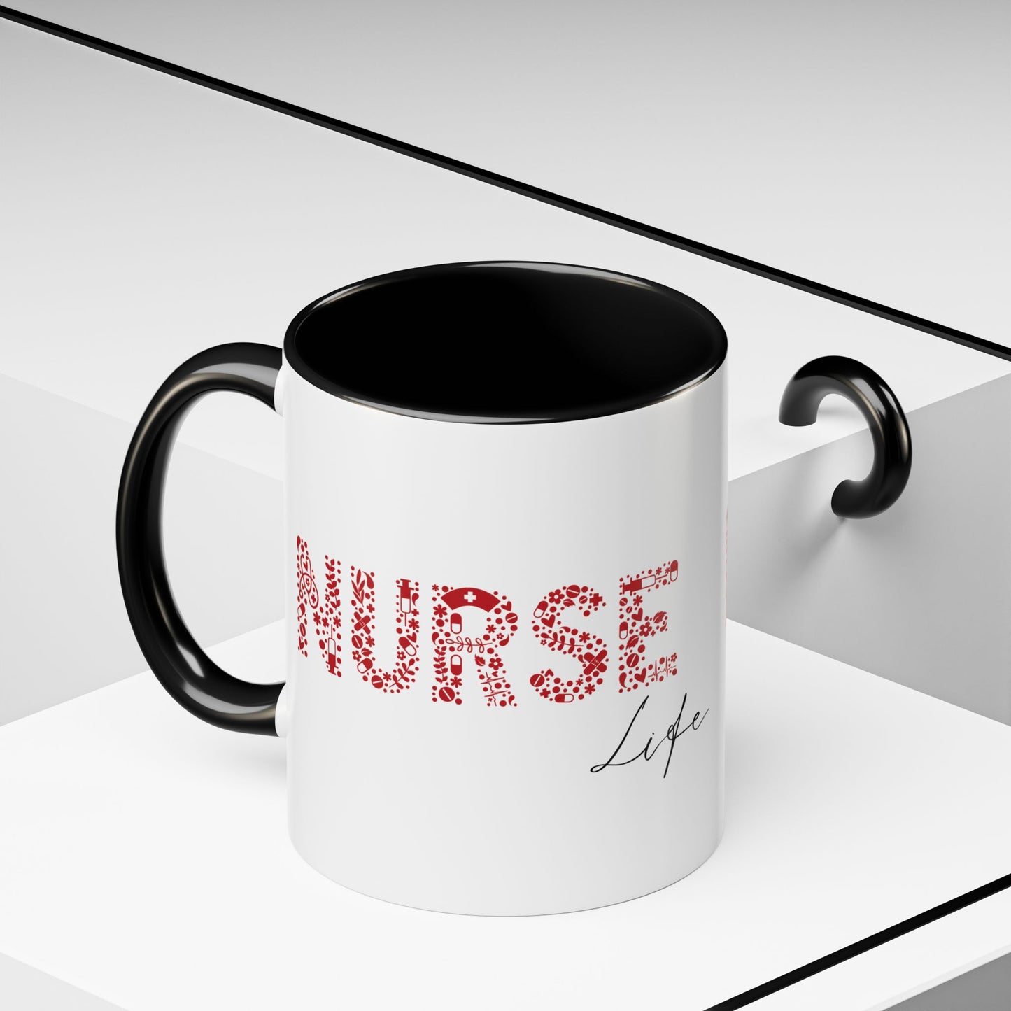 Nurse Life Mug, Nurse Gift for Women, RN Coffee Mug, Cute Nurse Appreciation Cup, Healthcare Worker Mug, Medical Staff Gift Idea