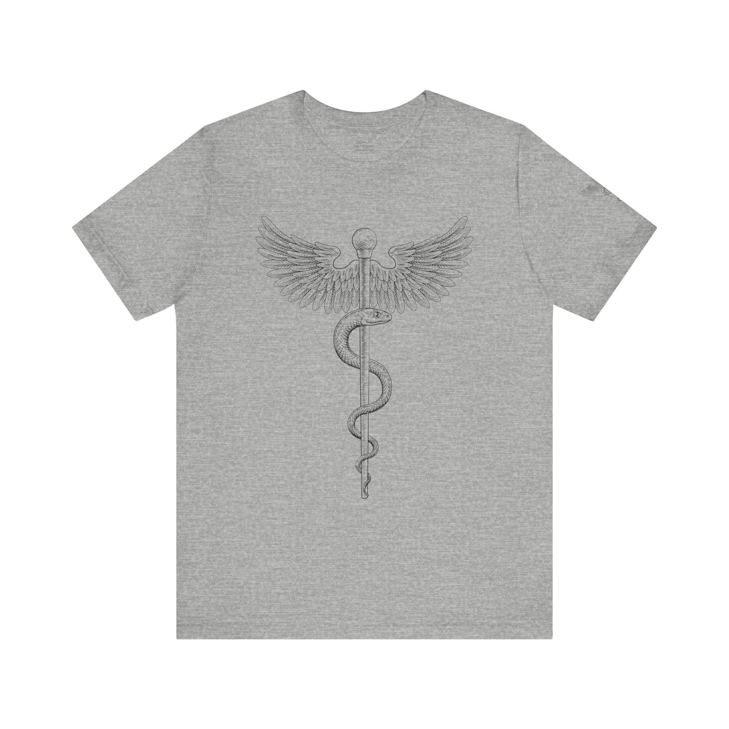 Caduceus Symbol Shirt, Minimalist Medical Tee for Doctors and Nurses, Healthcare Uniform Top, Med Student Gift Idea, RN Apparel
