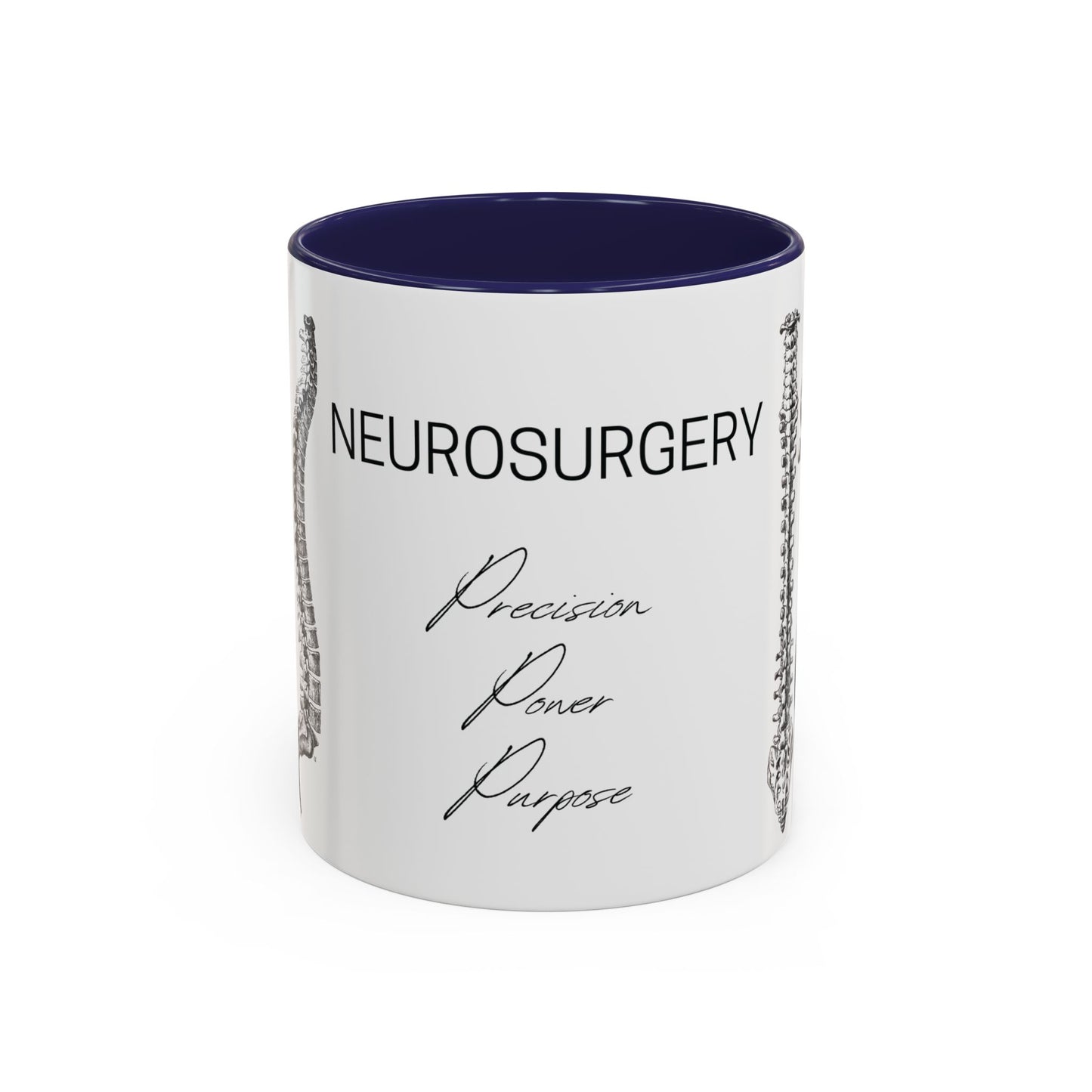 Neuro-Spine Mug, Anatomical Spine Illustration Cup, Neurosurgeon Gift Idea, Spine Surgery Mug, Doctor Appreciation, Medical Worker Gift