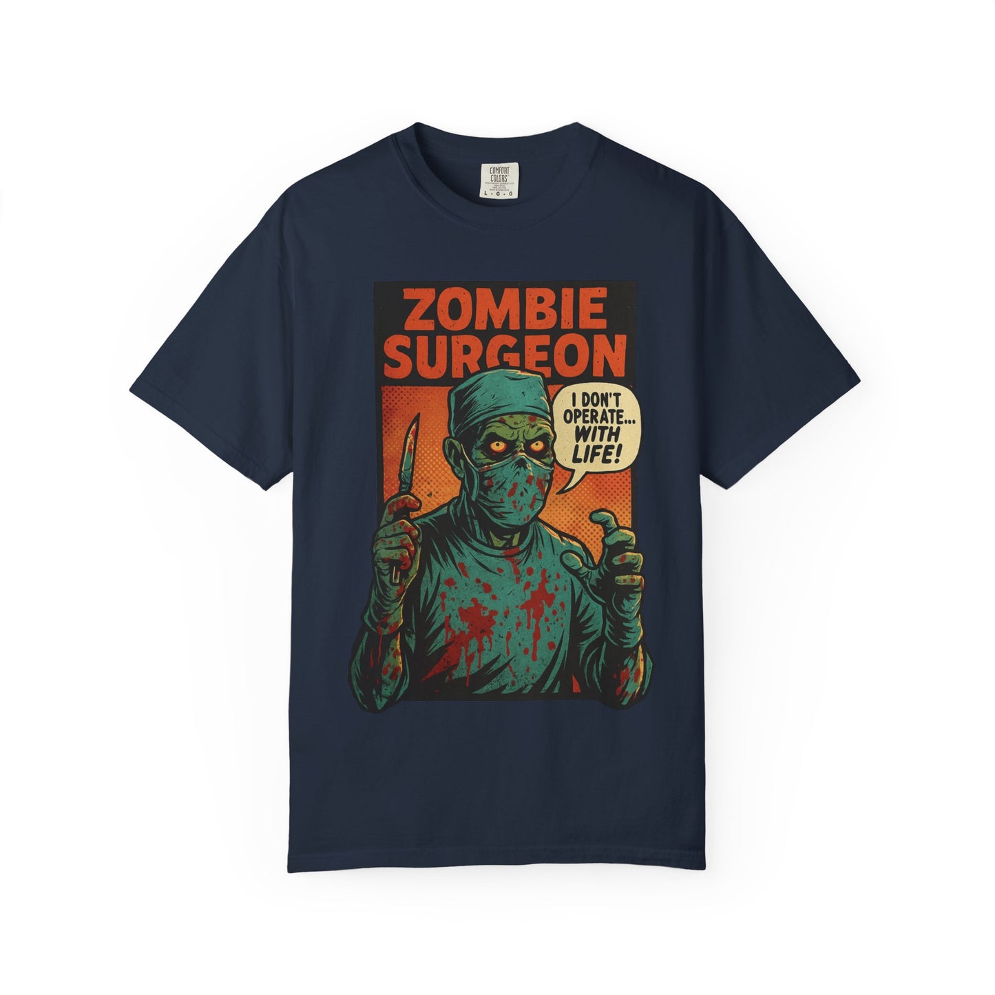 Zombie Surgeon Shirt, Creepy Doctor Tee, Horror Nurse Top, Spooky Med School Gift, Scrub Life Funny Shirt, Halloween Hospital Costume, er halloween tee