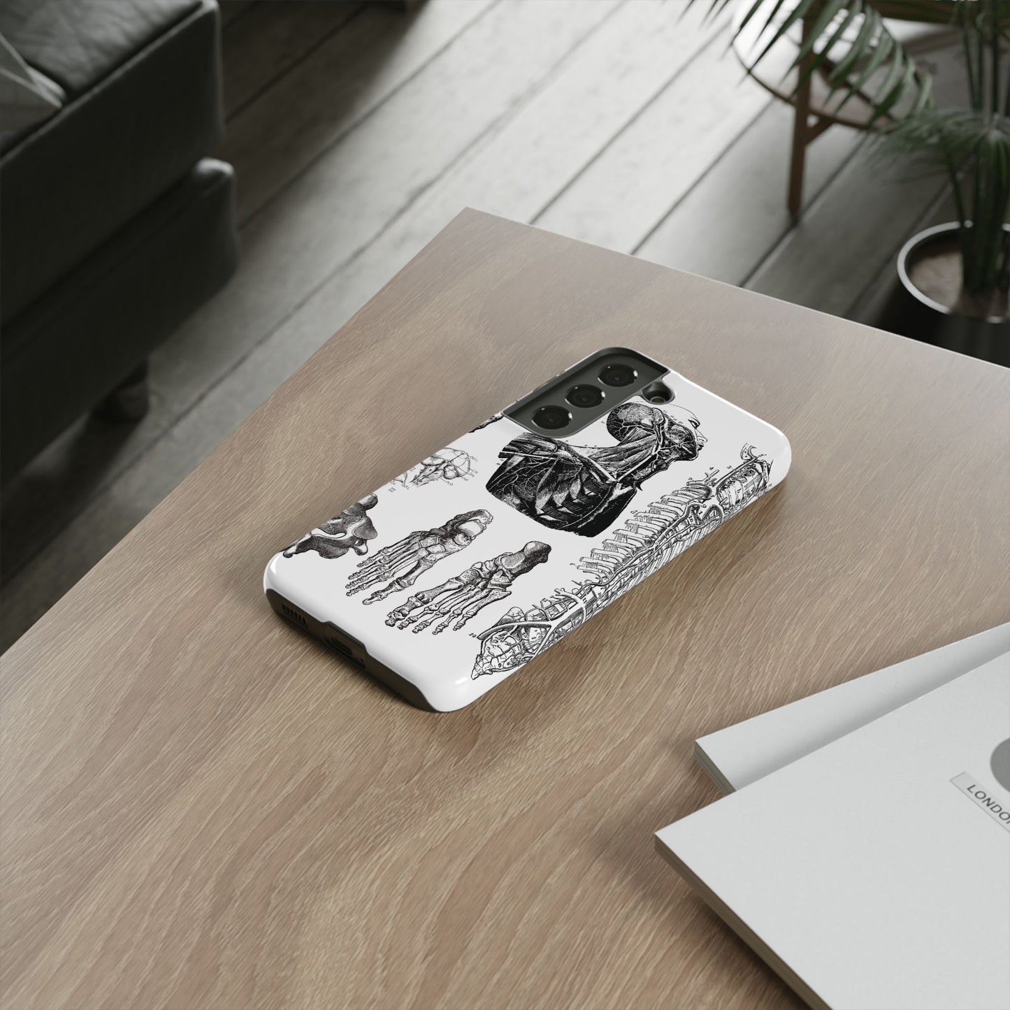 Vintage Anatomy Phone Case - Medical Illustration Design - Custom iPhone, Samsung & Pixel Cover - Science Gift - Doctor Aesthetic - Anatomy