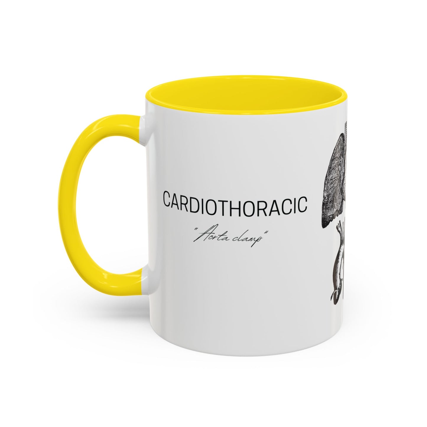 Cardiothoracic Surgery Mug, Heart and Lung Anatomy Cup, Surgeon Gift, Medical Anatomy Mug, Doctor Appreciation, Healthcare Worker Gift