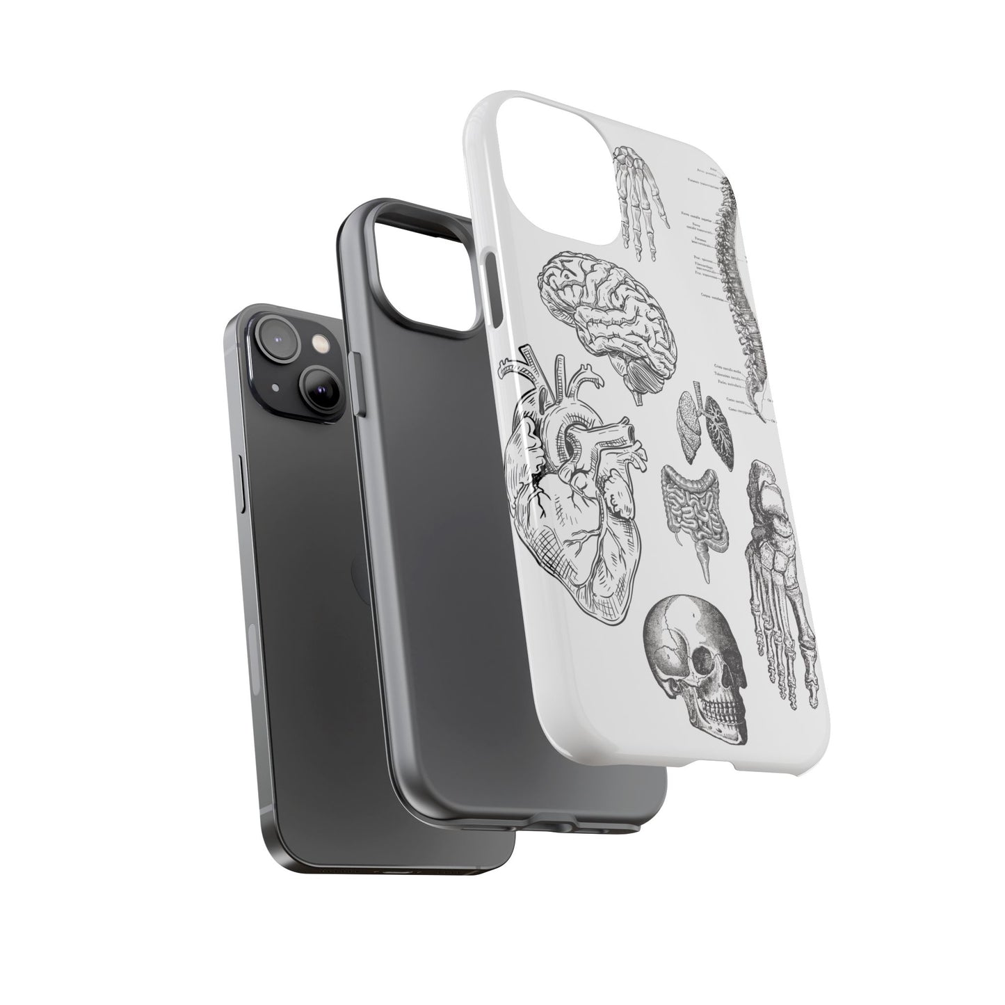 Anatomical Phone Case - Vintage Medical Illustration Case - Science Gift - Custom Medical Phone Cover - Custom Phone Cover - Medical Student