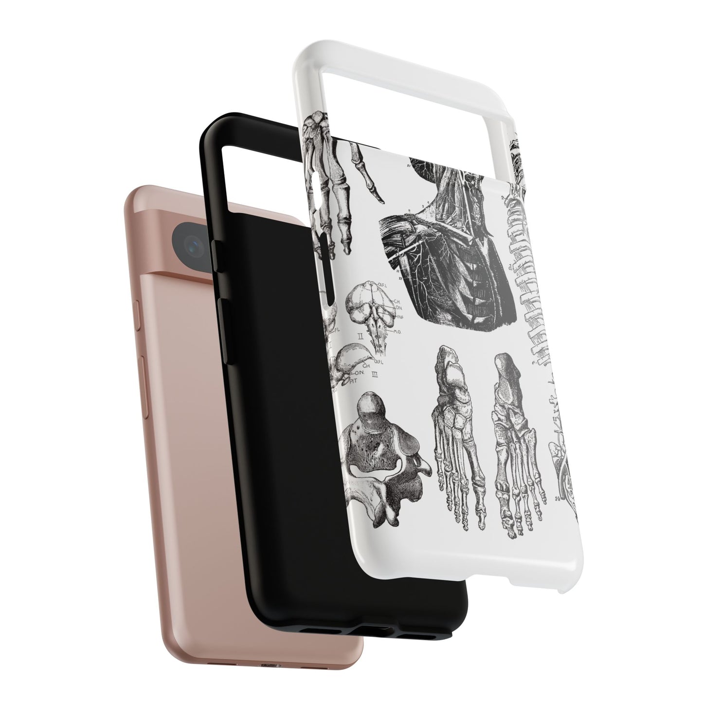 Vintage Anatomy Phone Case - Medical Illustration Design - Custom iPhone, Samsung & Pixel Cover - Science Gift - Doctor Aesthetic - Anatomy