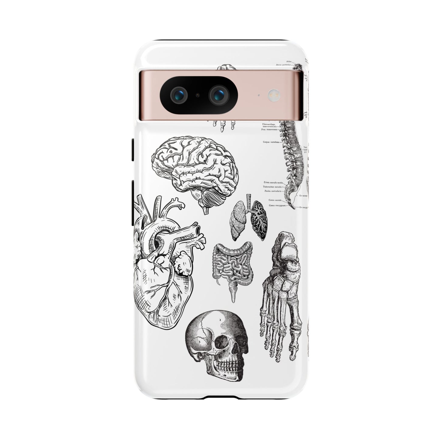 Anatomical Phone Case - Vintage Medical Illustration Case - Science Gift - Custom Medical Phone Cover - Custom Phone Cover - Medical Student