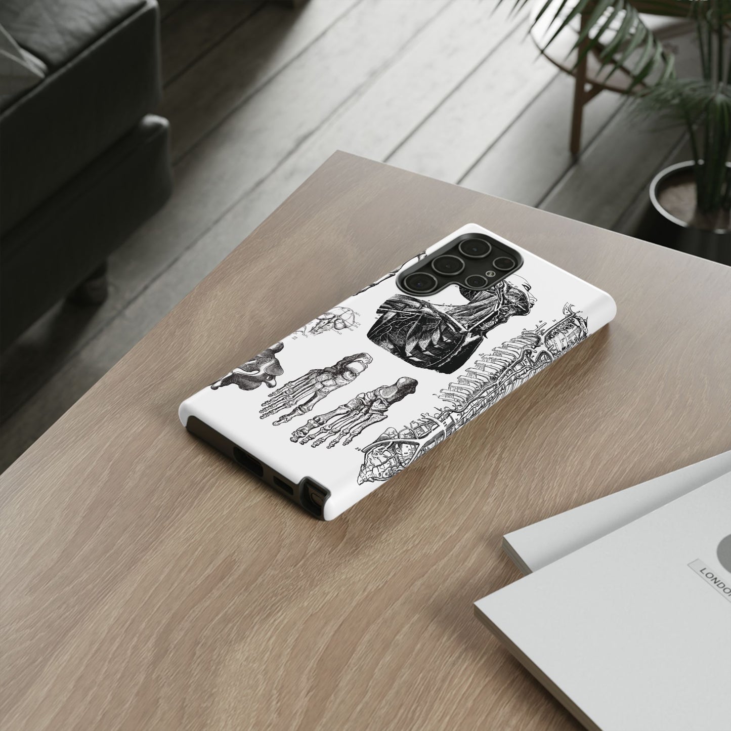 Vintage Anatomy Phone Case - Medical Illustration Design - Custom iPhone, Samsung & Pixel Cover - Science Gift - Doctor Aesthetic - Anatomy