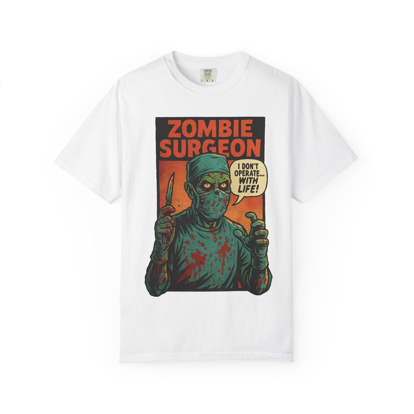 Zombie Surgeon Shirt, Creepy Doctor Tee, Horror Nurse Top, Spooky Med School Gift, Scrub Life Funny Shirt, Halloween Hospital Costume, er halloween tee