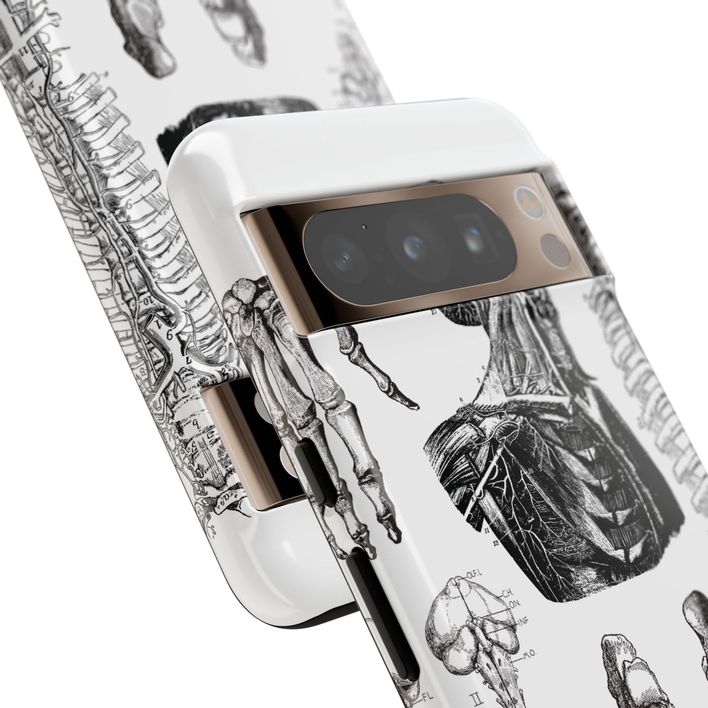 Vintage Anatomy Phone Case - Medical Illustration Design - Custom iPhone, Samsung & Pixel Cover - Science Gift - Doctor Aesthetic - Anatomy