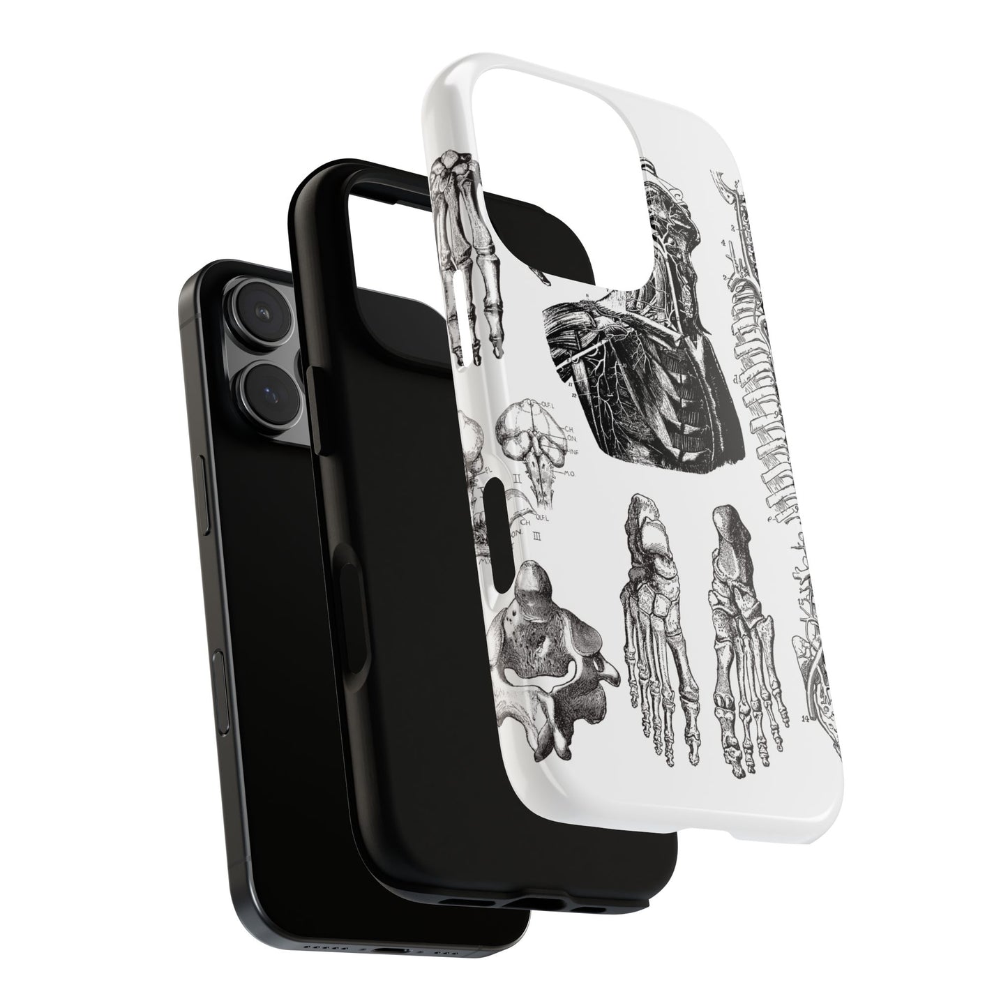 Vintage Anatomy Phone Case - Medical Illustration Design - Custom iPhone, Samsung & Pixel Cover - Science Gift - Doctor Aesthetic - Anatomy