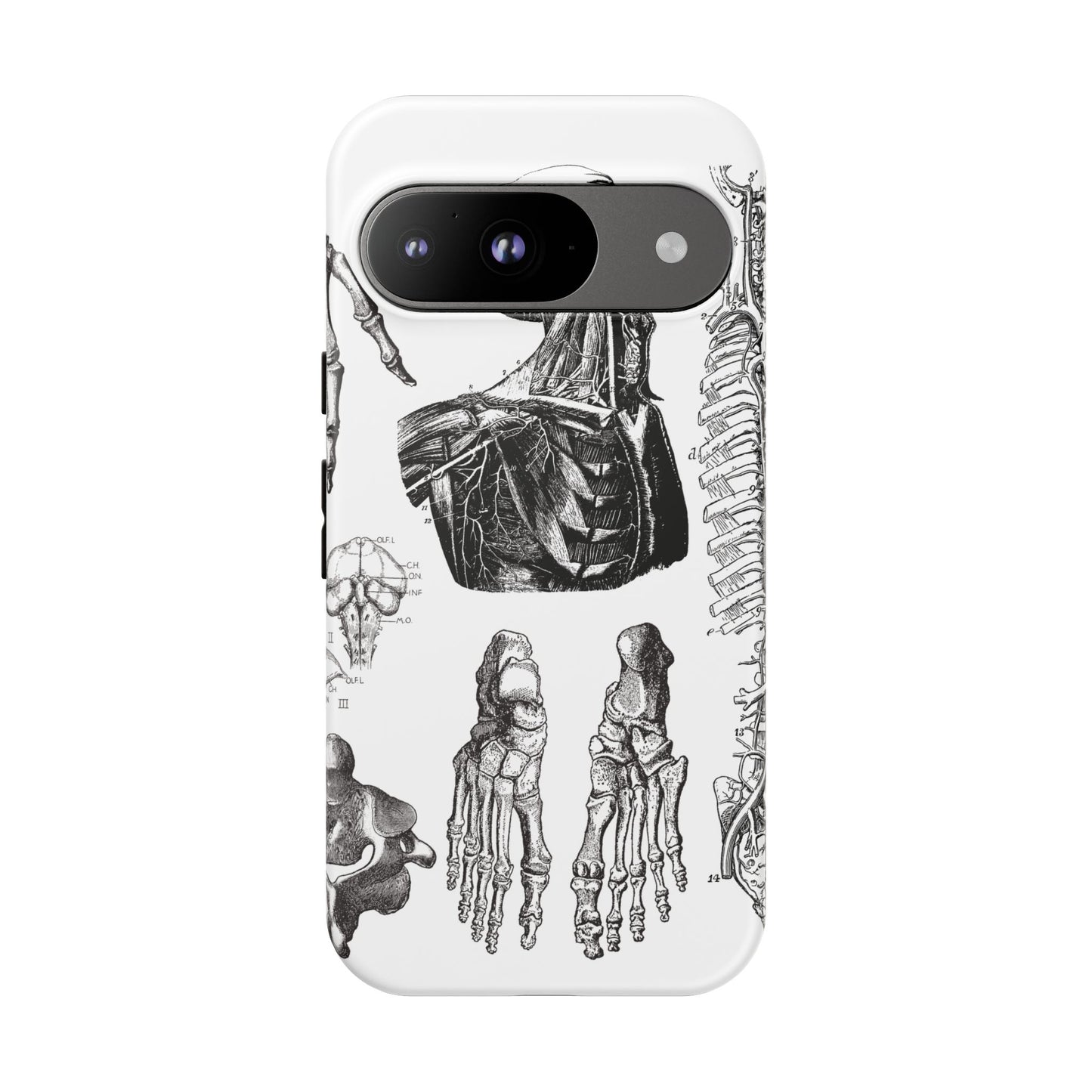 Vintage Anatomy Phone Case - Medical Illustration Design - Custom iPhone, Samsung & Pixel Cover - Science Gift - Doctor Aesthetic - Anatomy