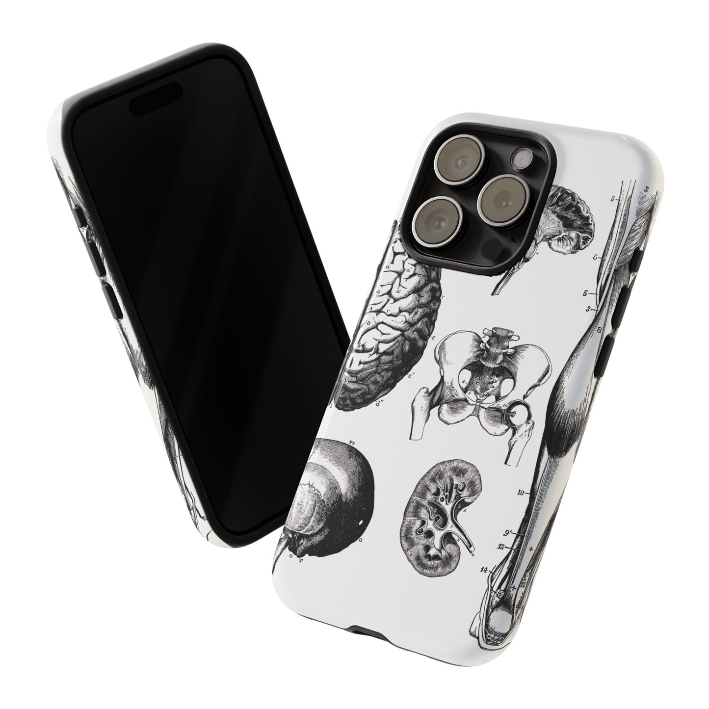 Vintage Anatomy Phone Case - Medical Sketch Design - Custom iPhone, Samsung & Pixel Cover - Science Gift - Doctor Aesthetic - Anatomy case