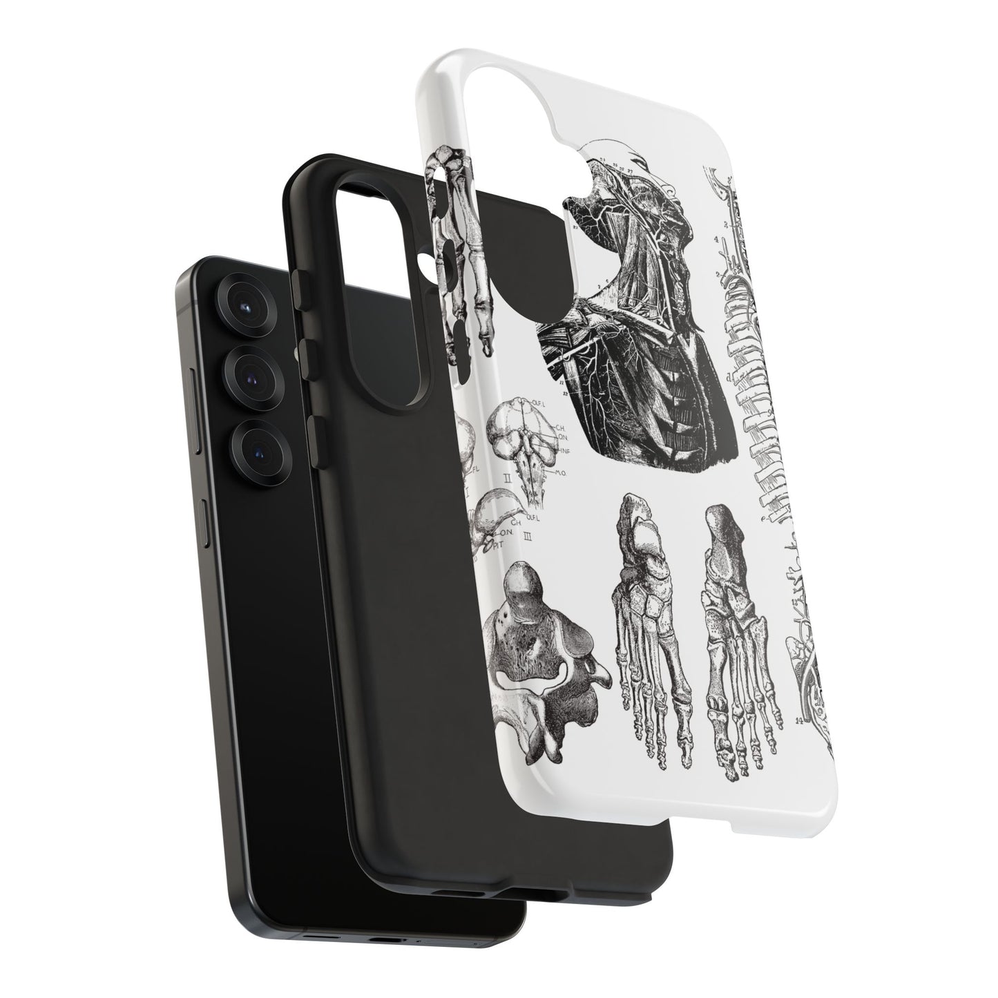 Vintage Anatomy Phone Case - Medical Illustration Design - Custom iPhone, Samsung & Pixel Cover - Science Gift - Doctor Aesthetic - Anatomy