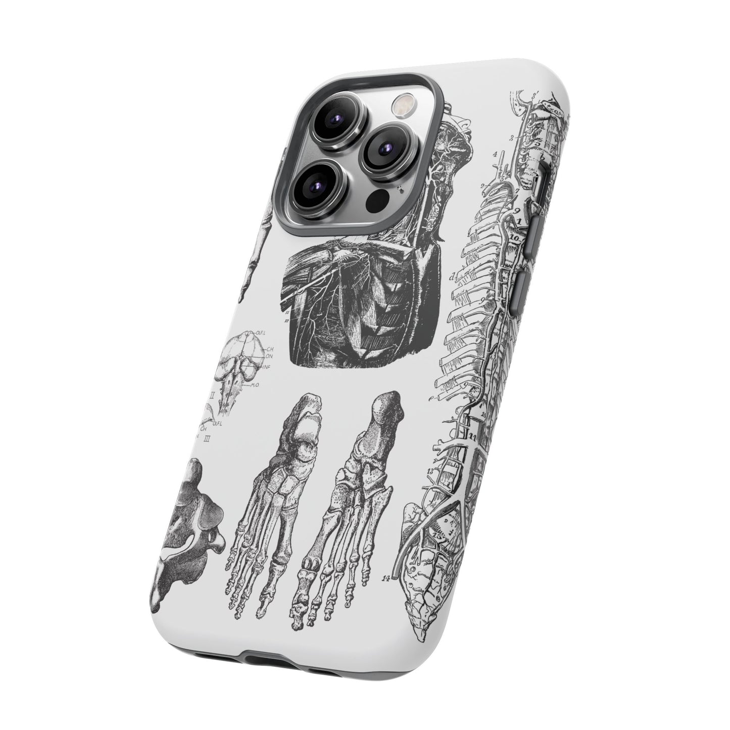 Vintage Anatomy Phone Case - Medical Illustration Design - Custom iPhone, Samsung & Pixel Cover - Science Gift - Doctor Aesthetic - Anatomy