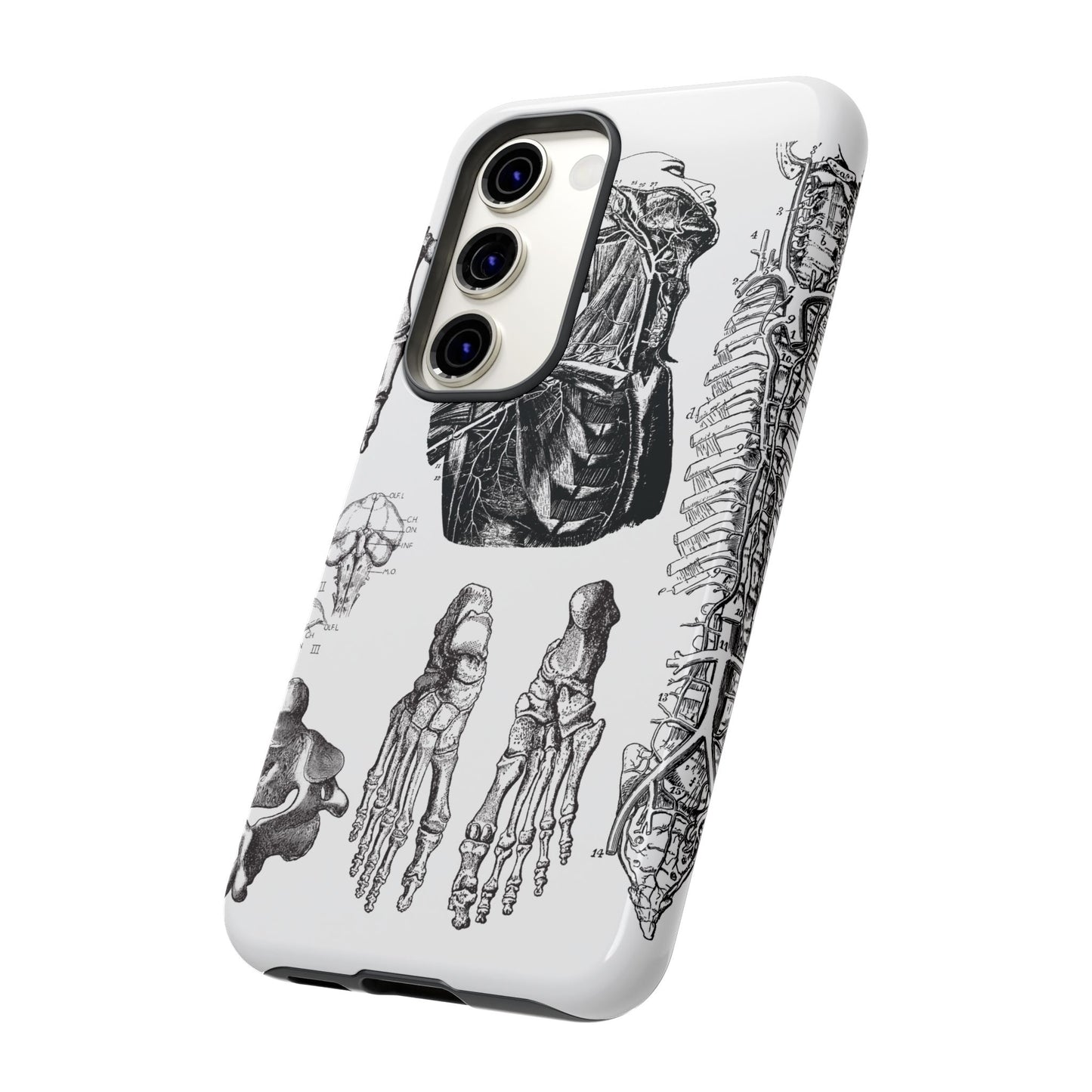 Vintage Anatomy Phone Case - Medical Illustration Design - Custom iPhone, Samsung & Pixel Cover - Science Gift - Doctor Aesthetic - Anatomy