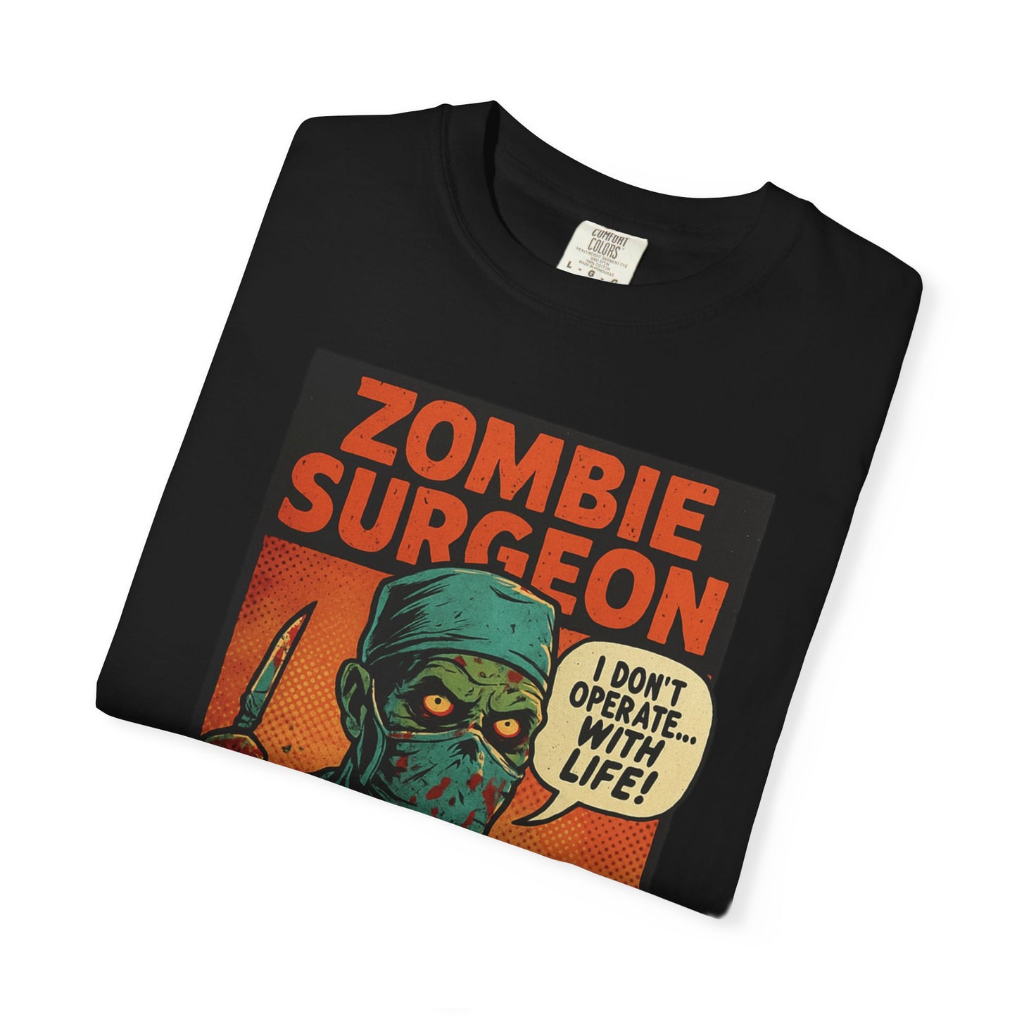 Zombie Surgeon Shirt, Creepy Doctor Tee, Horror Nurse Top, Spooky Med School Gift, Scrub Life Funny Shirt, Halloween Hospital Costume, er halloween tee