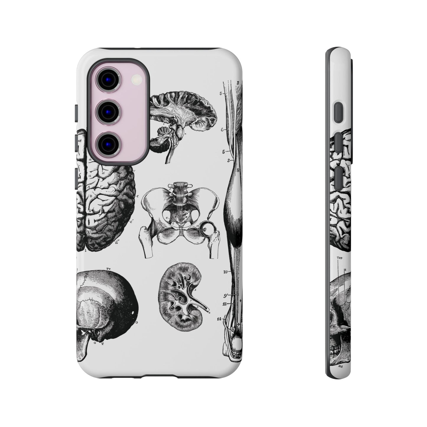 Vintage Anatomy Phone Case - Medical Sketch Design - Custom iPhone, Samsung & Pixel Cover - Science Gift - Doctor Aesthetic - Anatomy case