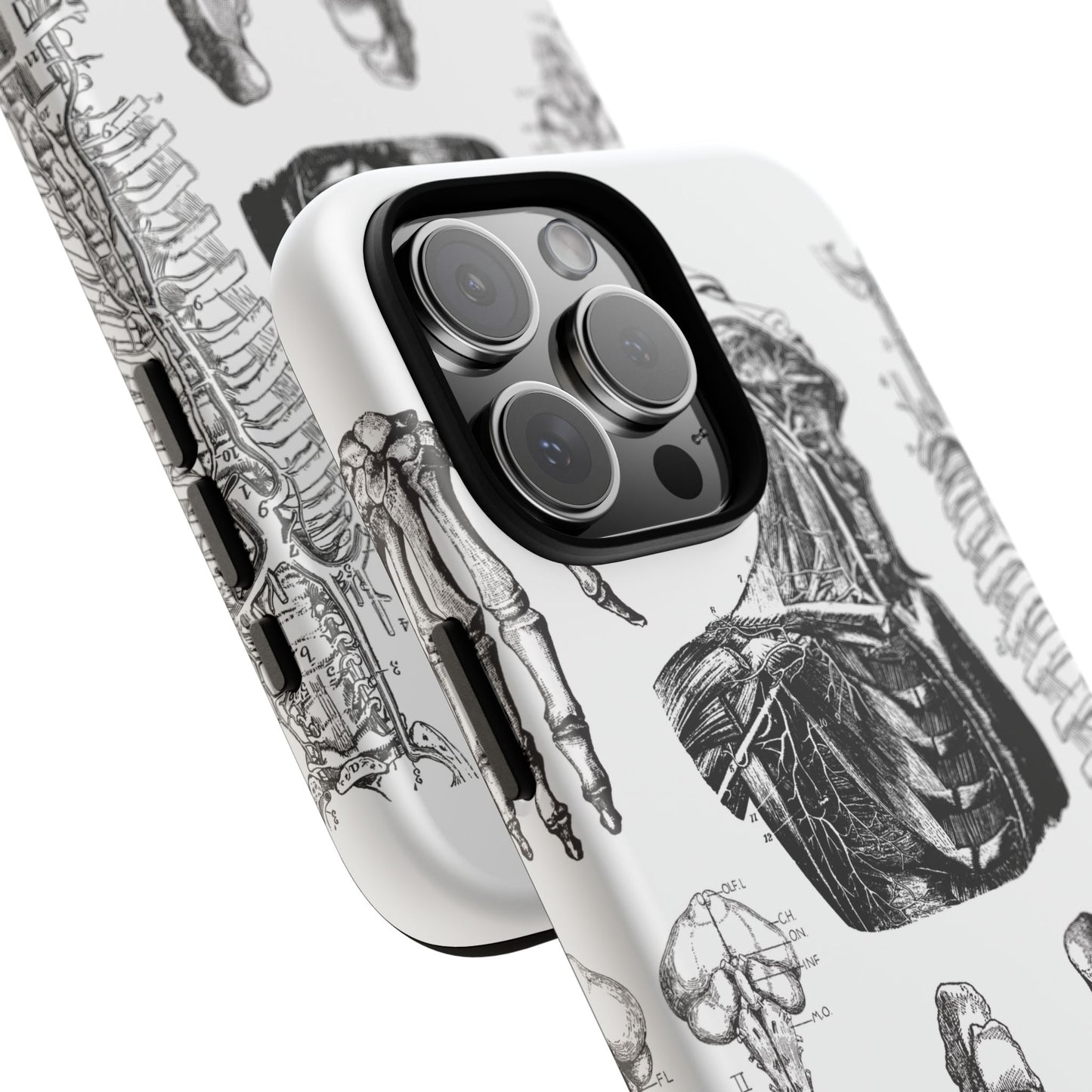 Vintage Anatomy Phone Case - Medical Illustration Design - Custom iPhone, Samsung & Pixel Cover - Science Gift - Doctor Aesthetic - Anatomy