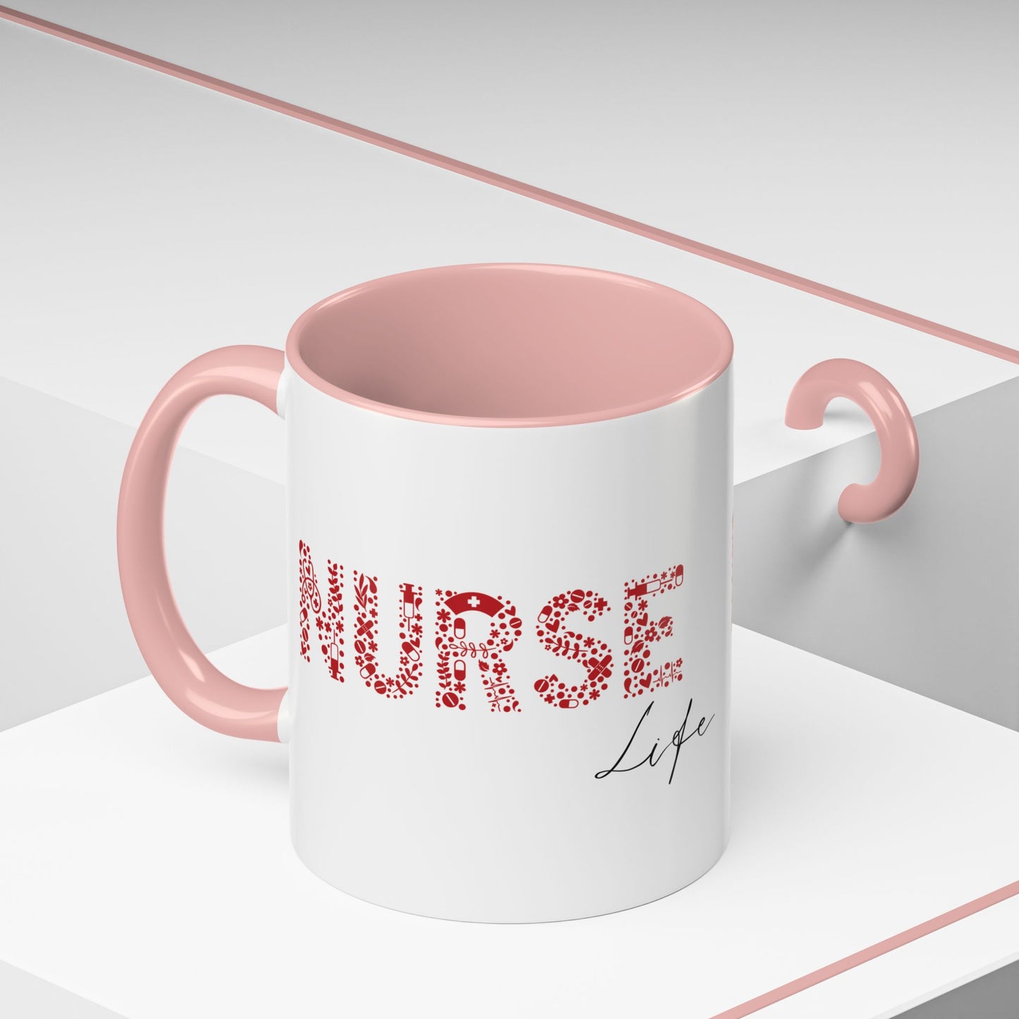 Nurse Life Mug, Nurse Gift for Women, RN Coffee Mug, Cute Nurse Appreciation Cup, Healthcare Worker Mug, Medical Staff Gift Idea