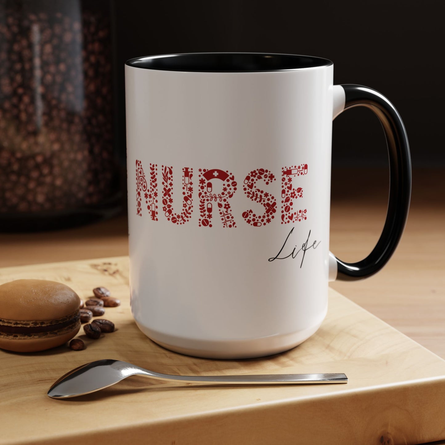 Nurse Life Mug, Nurse Gift for Women, RN Coffee Mug, Cute Nurse Appreciation Cup, Healthcare Worker Mug, Medical Staff Gift Idea