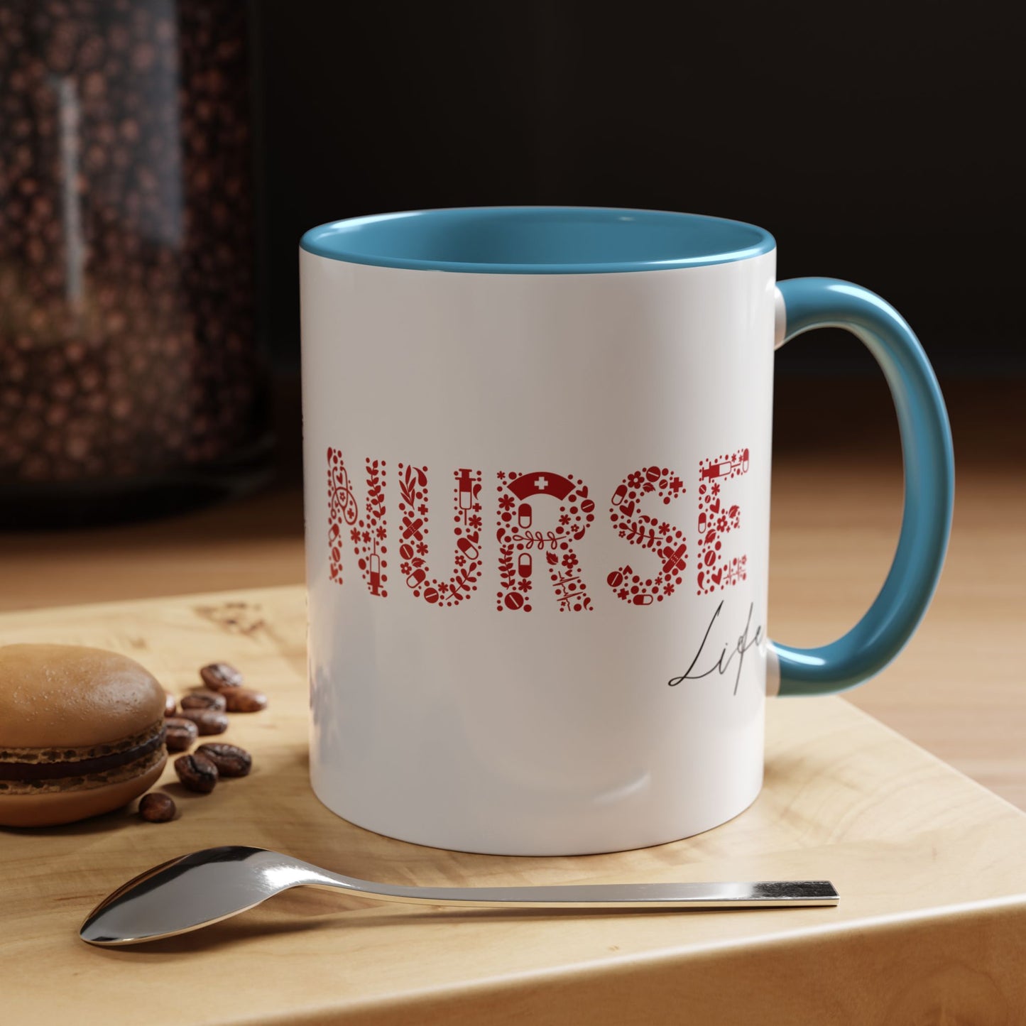 Nurse Life Mug, Nurse Gift for Women, RN Coffee Mug, Cute Nurse Appreciation Cup, Healthcare Worker Mug, Medical Staff Gift Idea