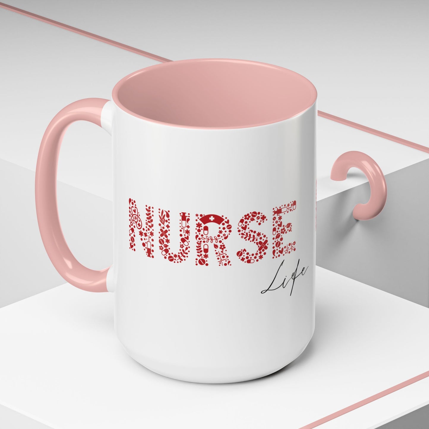 Nurse Life Mug, Nurse Gift for Women, RN Coffee Mug, Cute Nurse Appreciation Cup, Healthcare Worker Mug, Medical Staff Gift Idea
