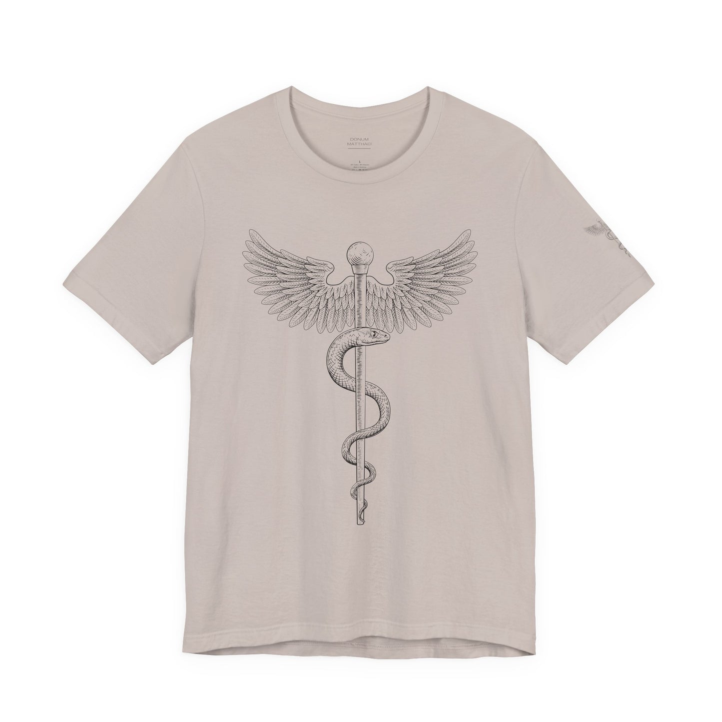 Caduceus Symbol Shirt, Minimalist Medical Tee for Doctors and Nurses, Healthcare Uniform Top, Med Student Gift Idea, RN Apparel