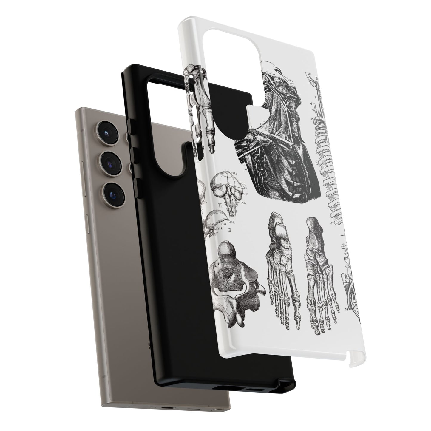 Vintage Anatomy Phone Case - Medical Illustration Design - Custom iPhone, Samsung & Pixel Cover - Science Gift - Doctor Aesthetic - Anatomy