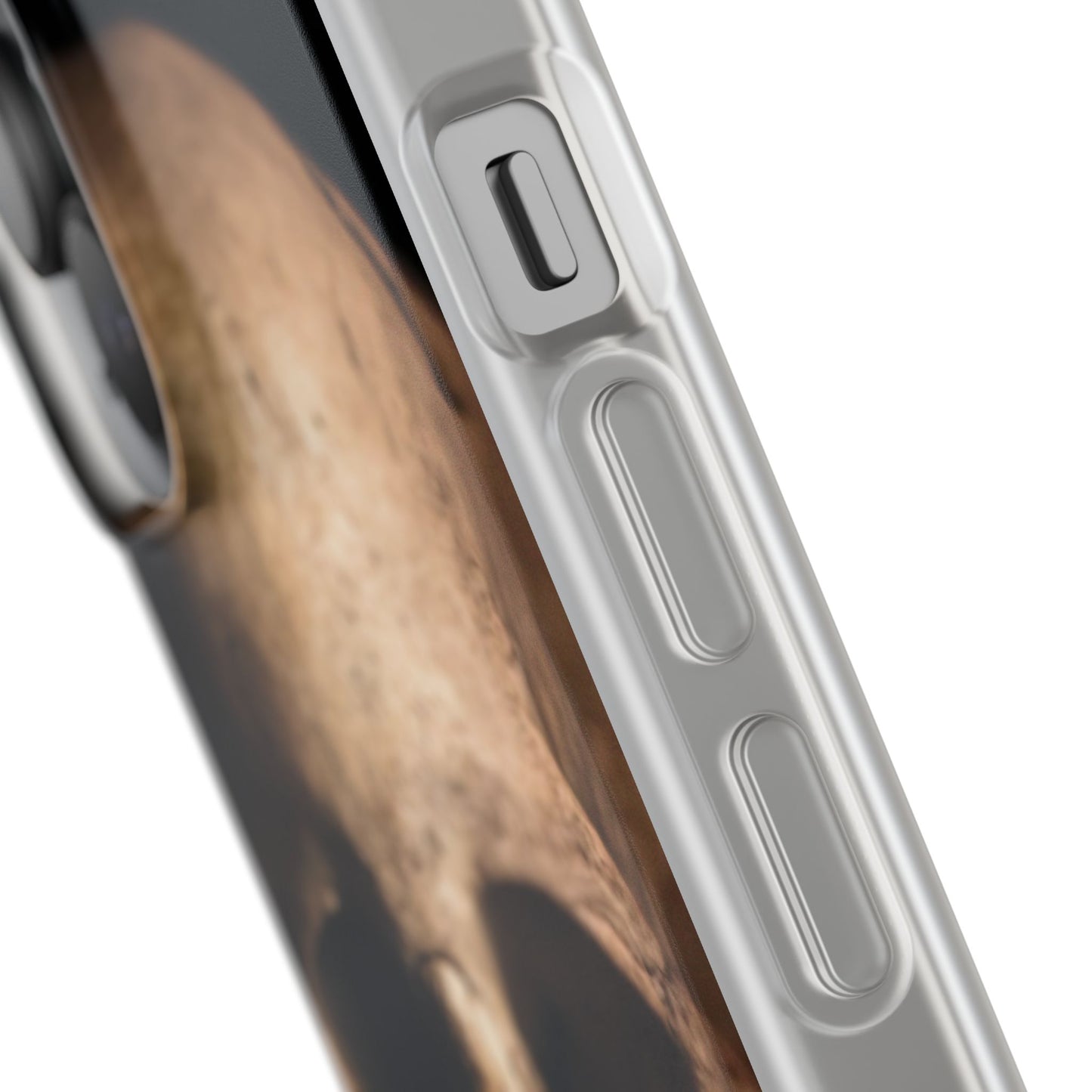 Silicone Phone Case - Realistic Human Skull Design