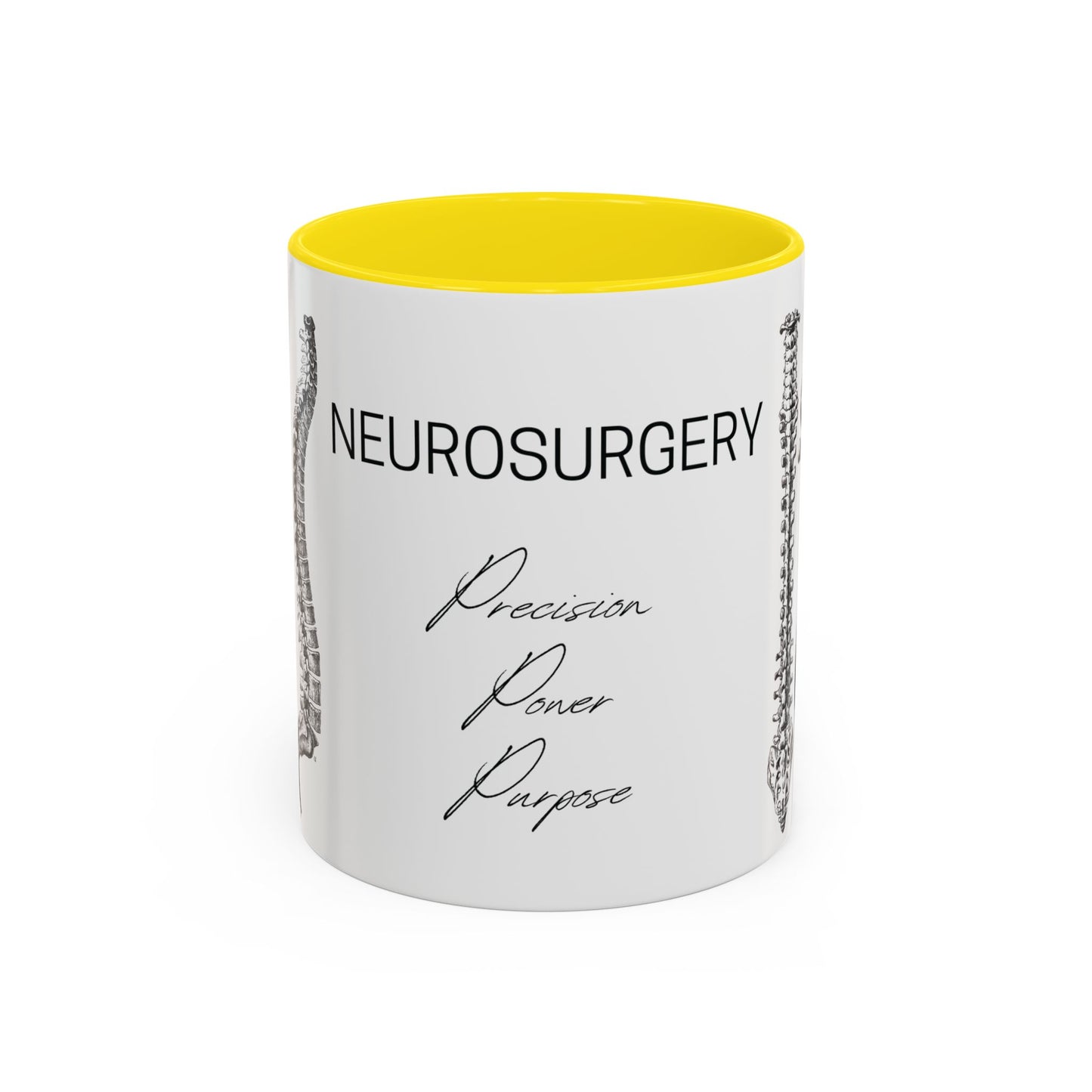 Neuro-Spine Mug, Anatomical Spine Illustration Cup, Neurosurgeon Gift Idea, Spine Surgery Mug, Doctor Appreciation, Medical Worker Gift