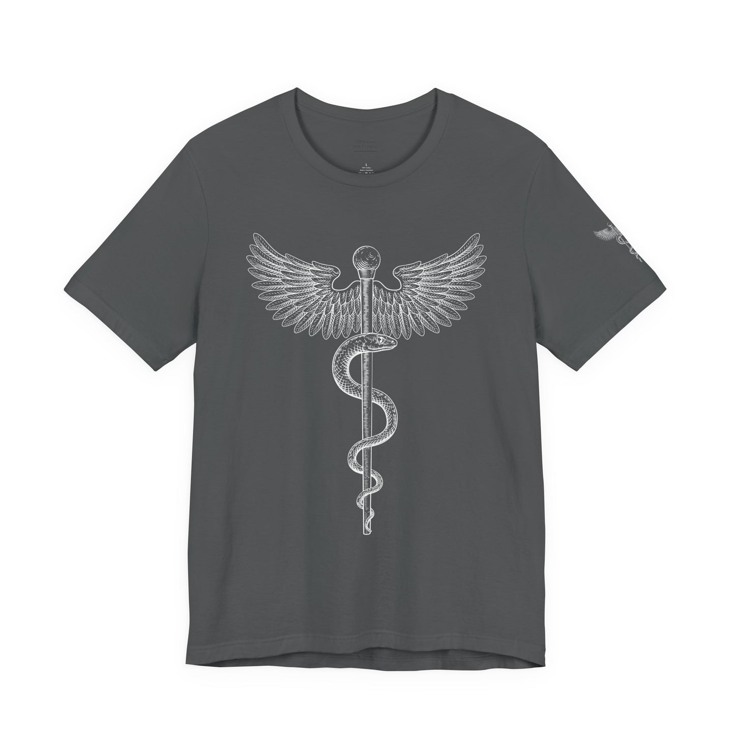 Caduceus Symbol Shirt, Minimalist Medical Tee for Doctors and Nurses, Healthcare Uniform Top, Med Student Gift Idea, RN Apparel