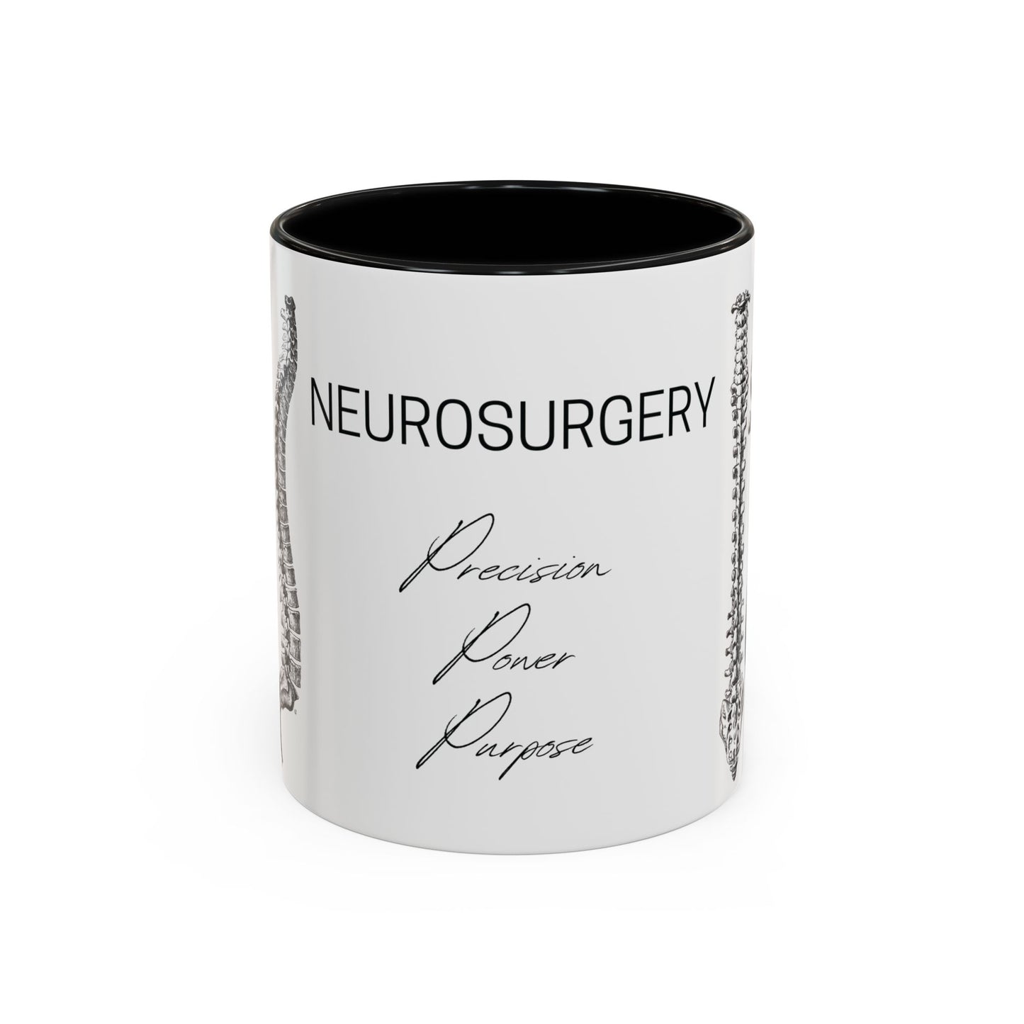 Neuro-Spine Mug, Anatomical Spine Illustration Cup, Neurosurgeon Gift Idea, Spine Surgery Mug, Doctor Appreciation, Medical Worker Gift