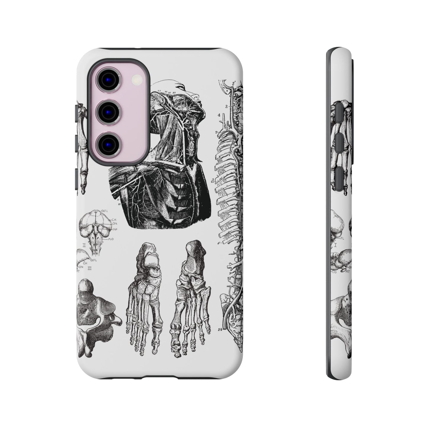 Vintage Anatomy Phone Case - Medical Illustration Design - Custom iPhone, Samsung & Pixel Cover - Science Gift - Doctor Aesthetic - Anatomy