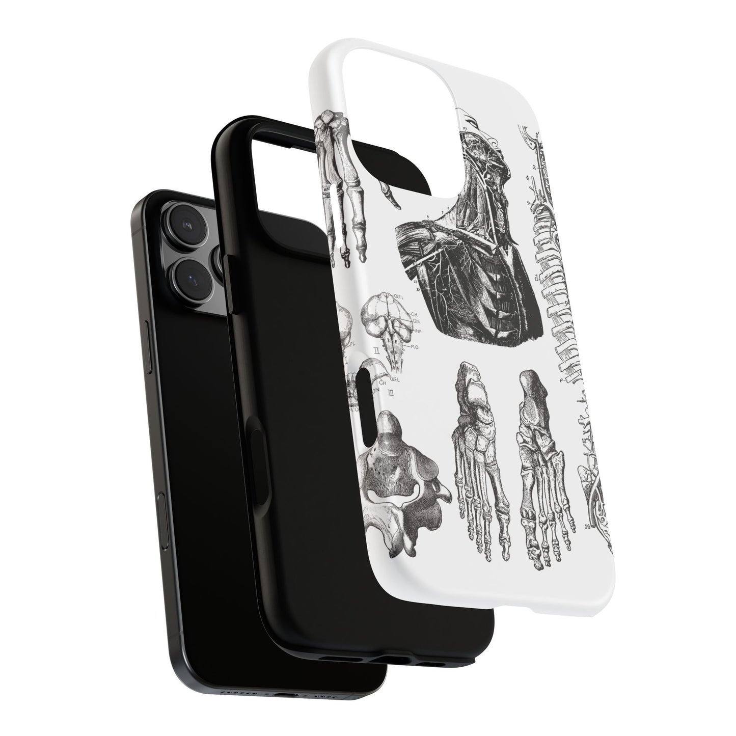 Vintage Anatomy Phone Case - Medical Illustration Design - Custom iPhone, Samsung & Pixel Cover - Science Gift - Doctor Aesthetic - Anatomy