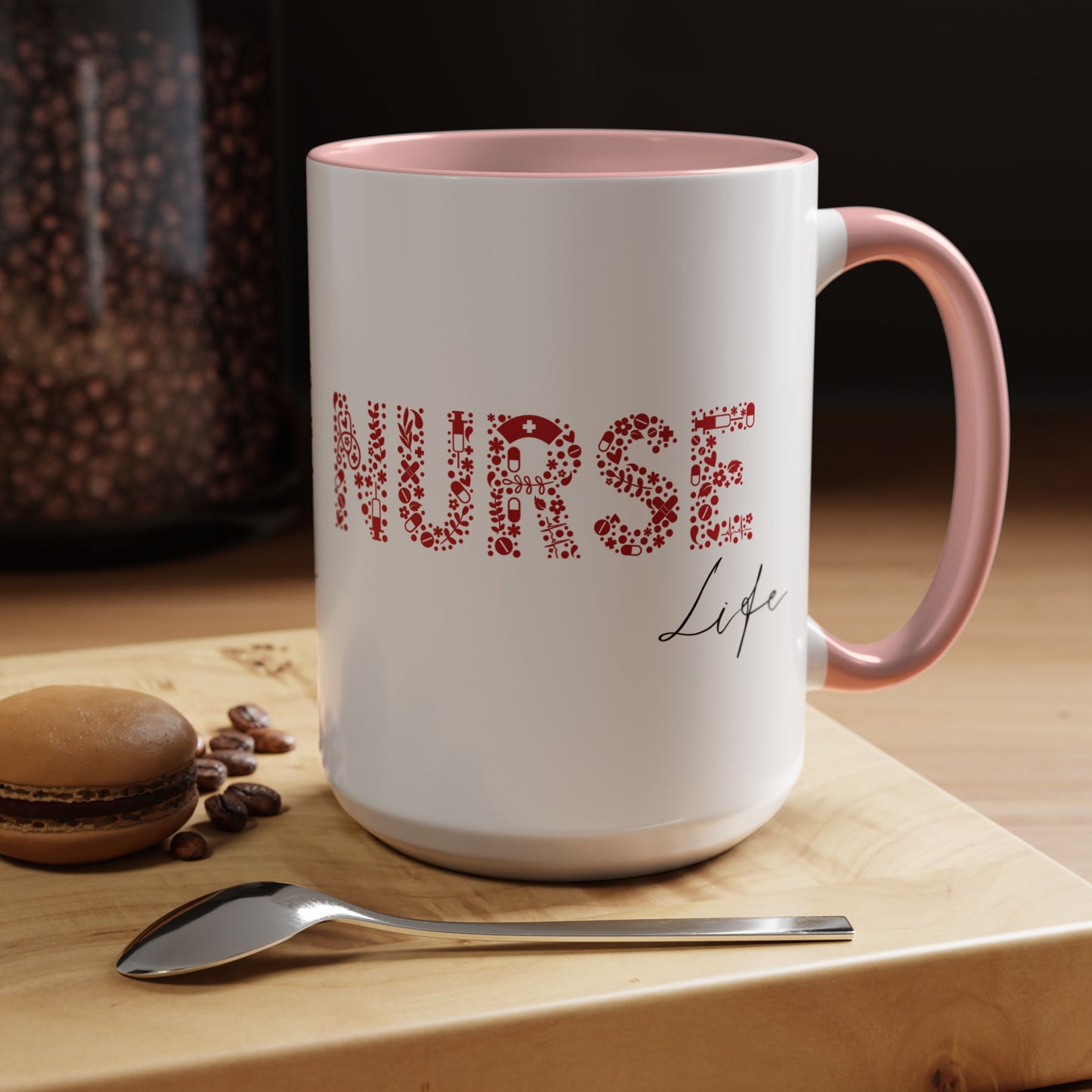 Nurse Life Mug, Nurse Gift for Women, RN Coffee Mug, Cute Nurse Appreciation Cup, Healthcare Worker Mug, Medical Staff Gift Idea