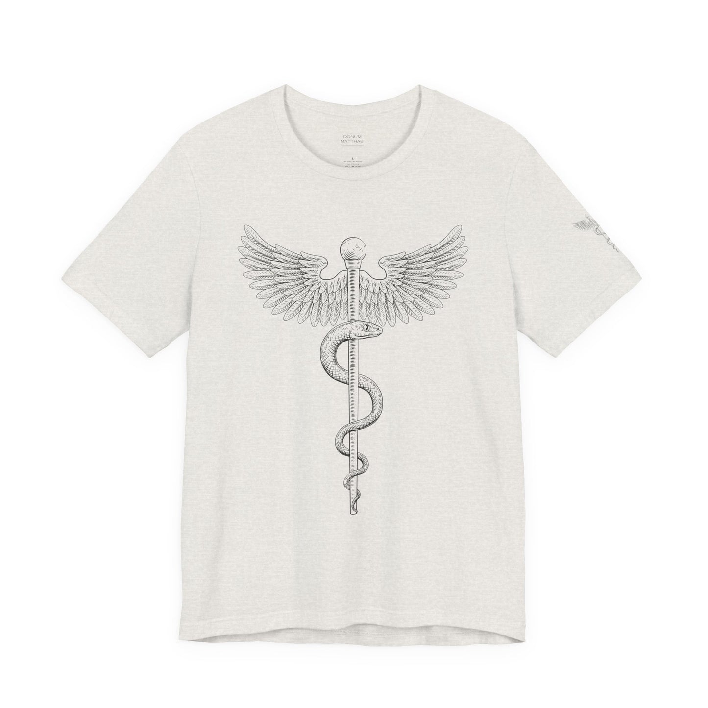 Caduceus Symbol Shirt, Minimalist Medical Tee for Doctors and Nurses, Healthcare Uniform Top, Med Student Gift Idea, RN Apparel