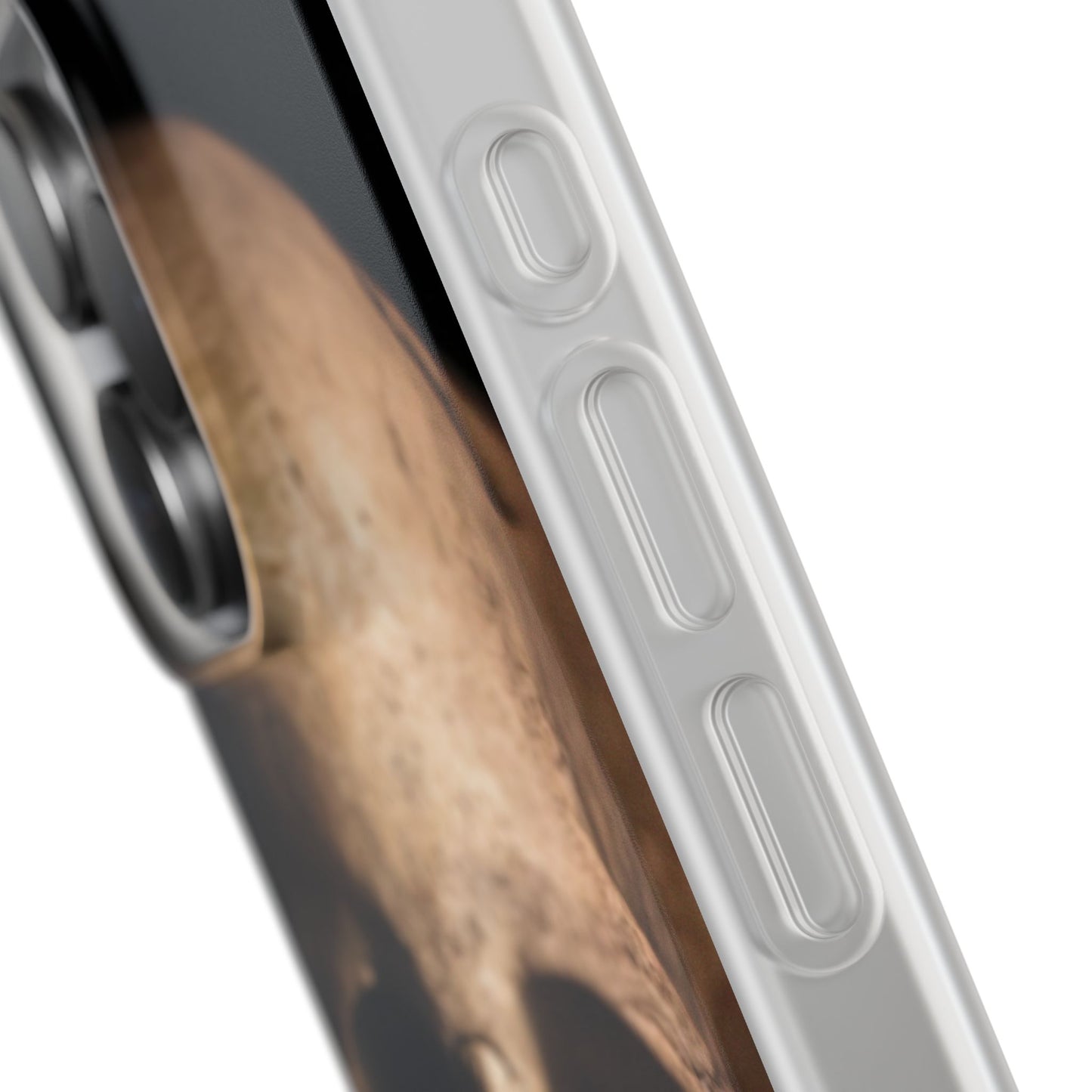 Silicone Phone Case - Realistic Human Skull Design