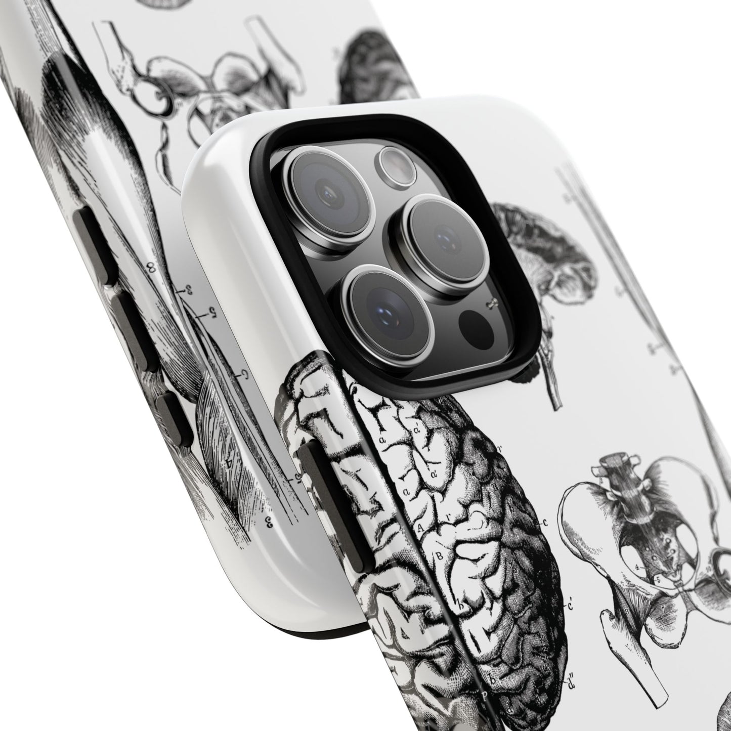 Vintage Anatomy Phone Case - Medical Sketch Design - Custom iPhone, Samsung & Pixel Cover - Science Gift - Doctor Aesthetic - Anatomy case