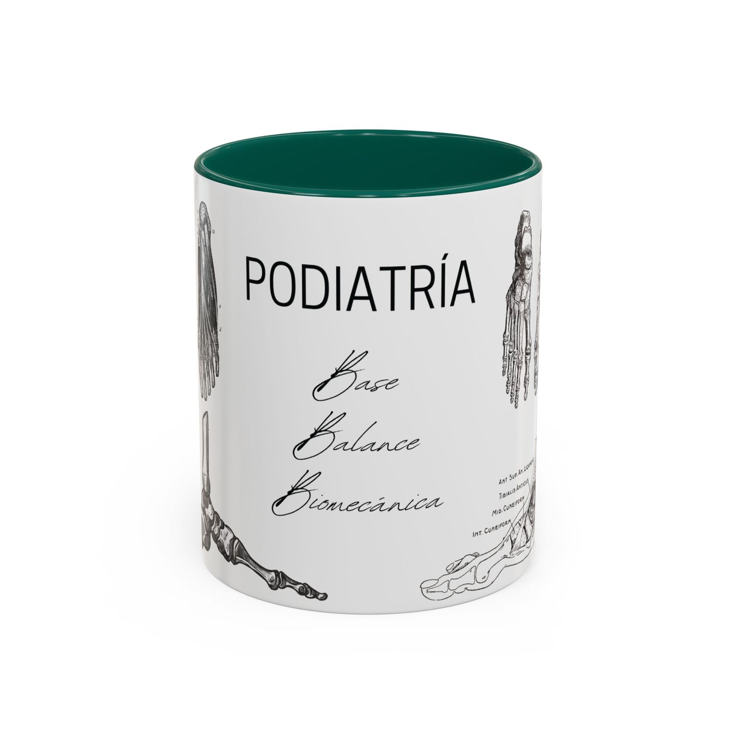 Taza Podología Pie Anatómico, Regalo Podólogo, Taza Anatomía Médica, Taza Doctor, Taza Estudiante Medicina, Personal Sanitario
