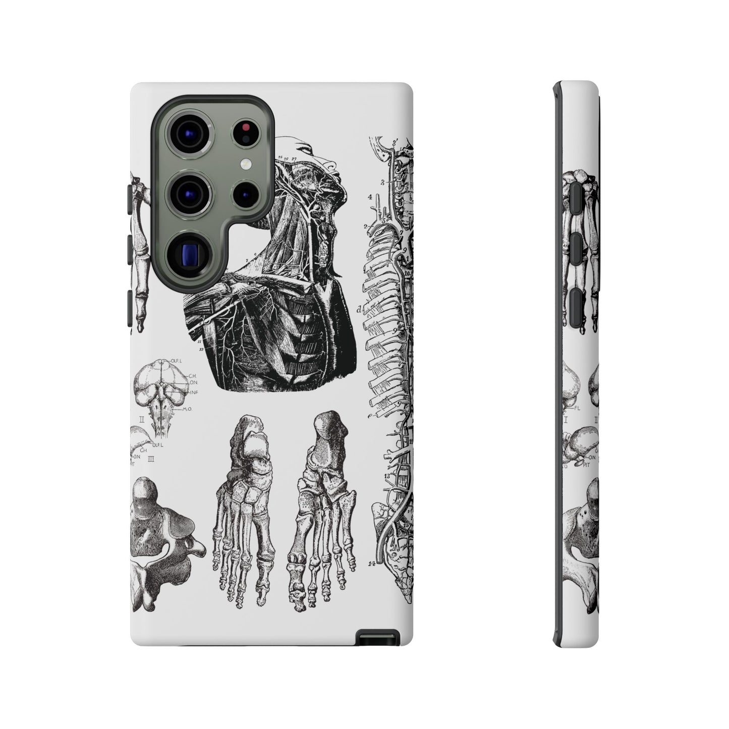 Vintage Anatomy Phone Case - Medical Illustration Design - Custom iPhone, Samsung & Pixel Cover - Science Gift - Doctor Aesthetic - Anatomy