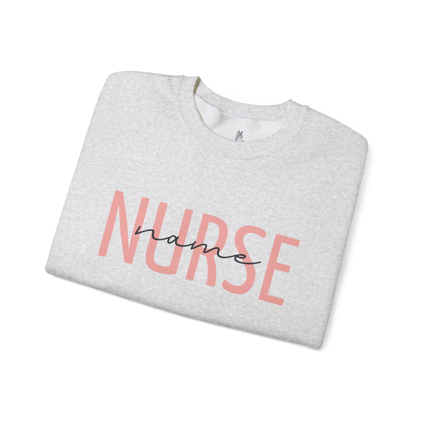 Personalized Nurse Crewneck Sweatshirt, Comfort for Healthcare Workers, Gift for Nurses, Cozy Workwear, Medical Appreciation