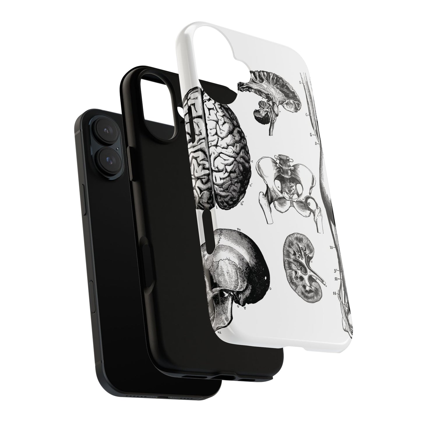 Vintage Anatomy Phone Case - Medical Sketch Design - Custom iPhone, Samsung & Pixel Cover - Science Gift - Doctor Aesthetic - Anatomy case